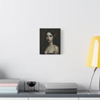 Gothic Art Canvas Print, Demon Aesthetic Home Decor, Dark Fantasy Wall Art, Witchy Room Decoration, Unique Gift for Halloween, Edgy Art