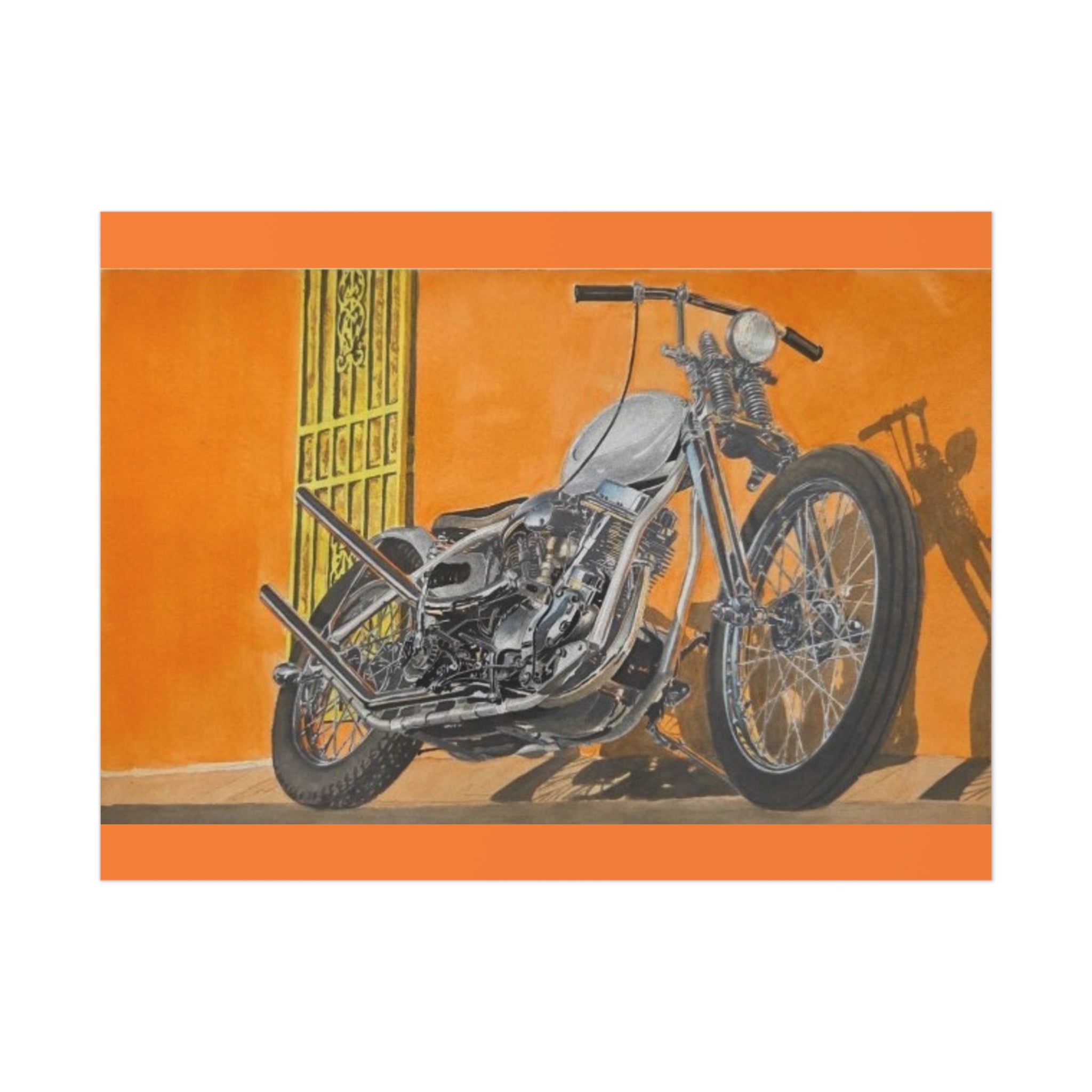 Steel Shadows  Art Print
