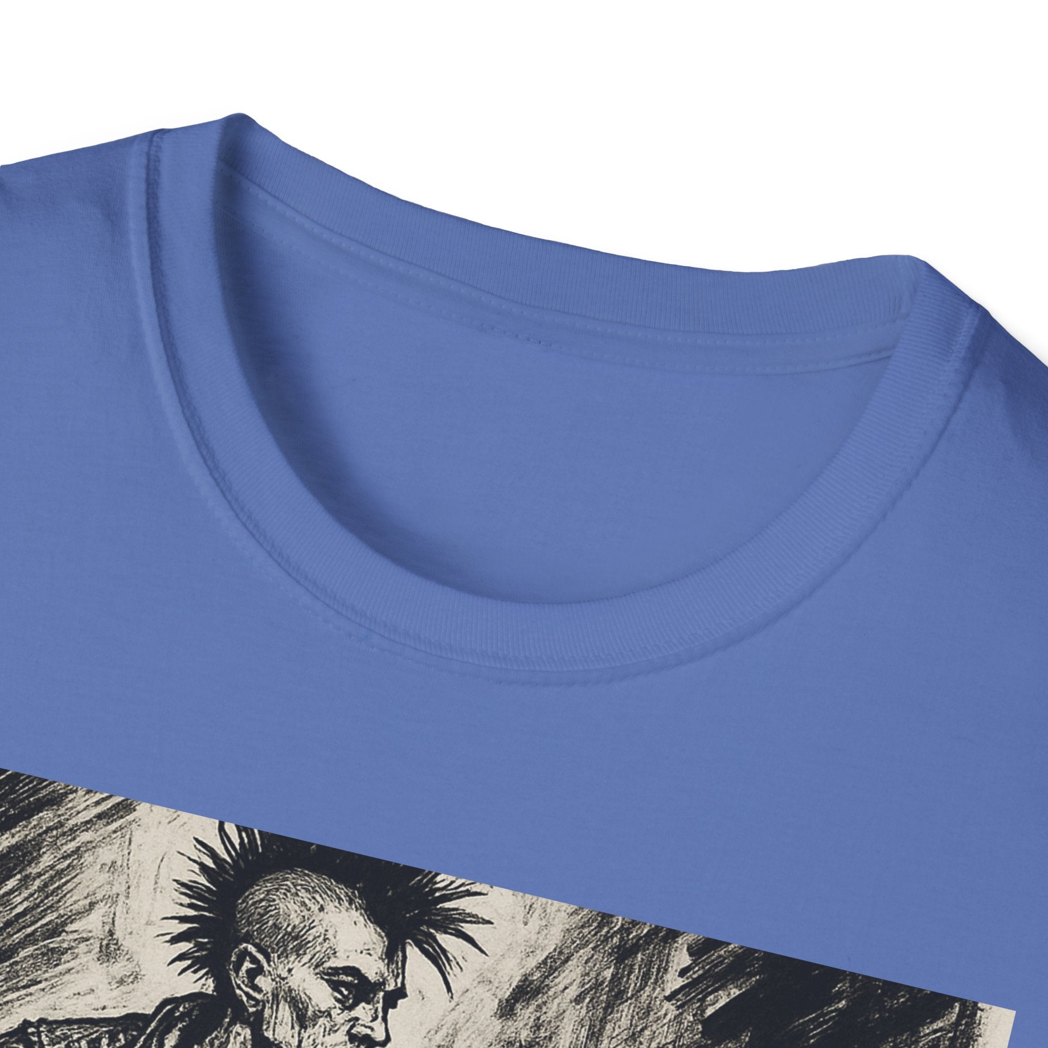 Punk Biker Illustration T-Shirt