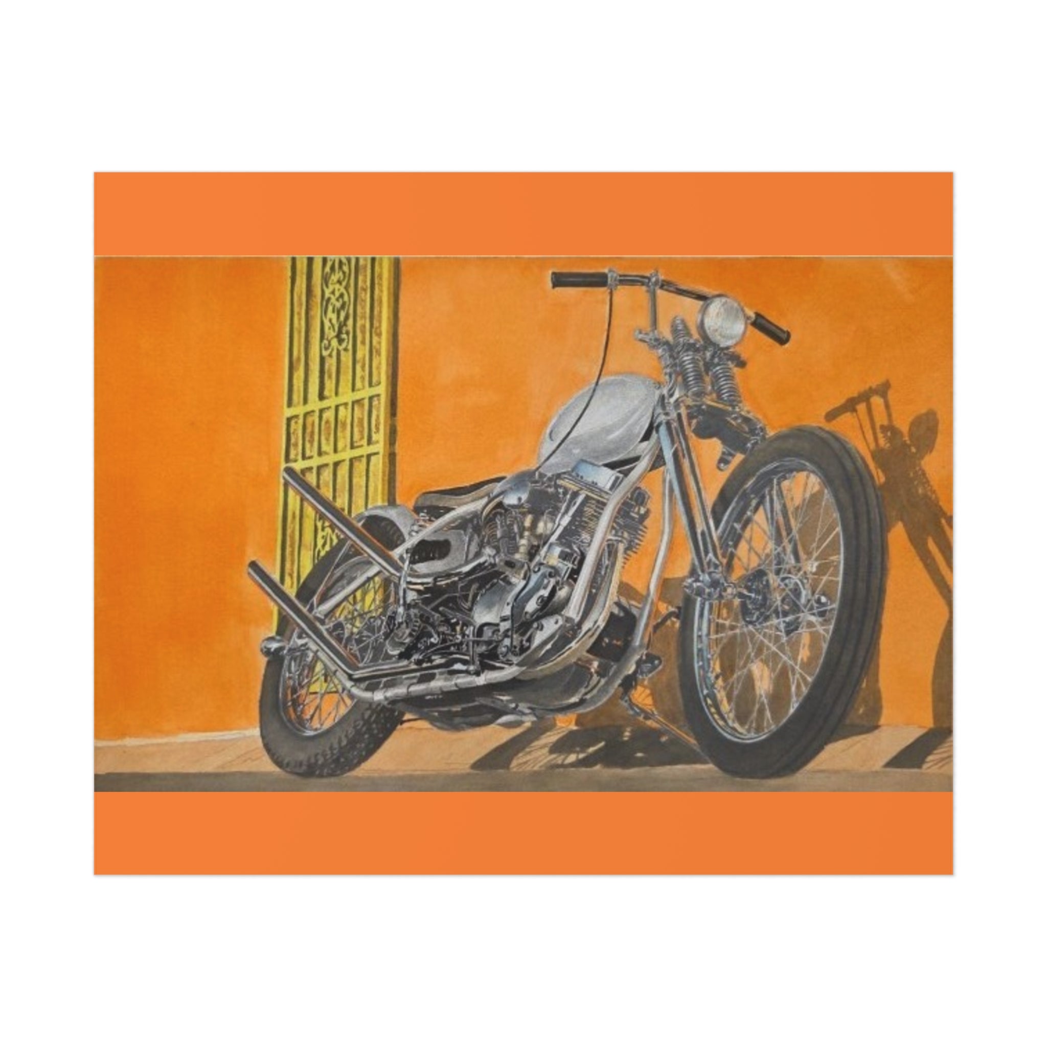 Steel Shadows  Art Print