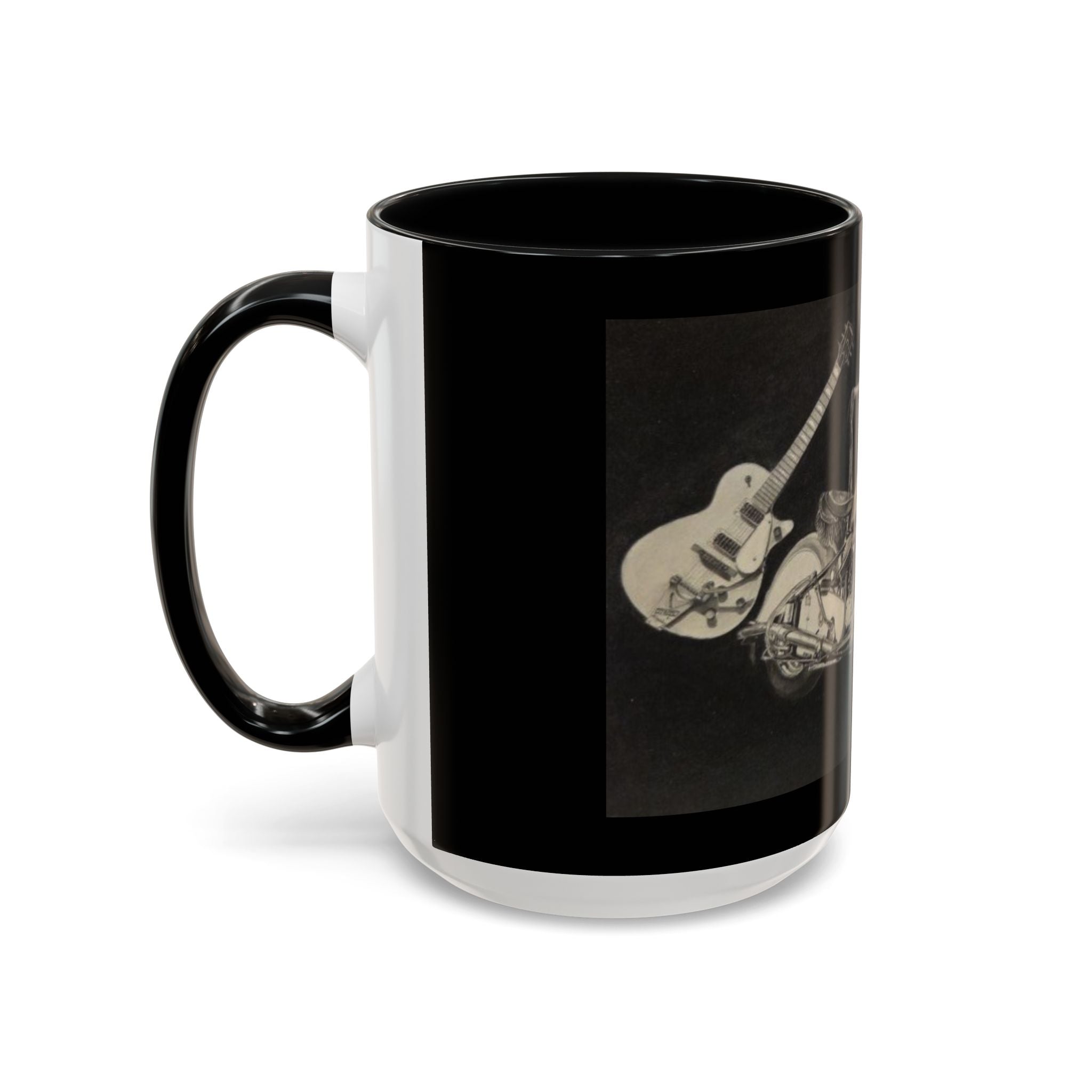 15 Vintage Motorcycle & Guitar Coffee Mug