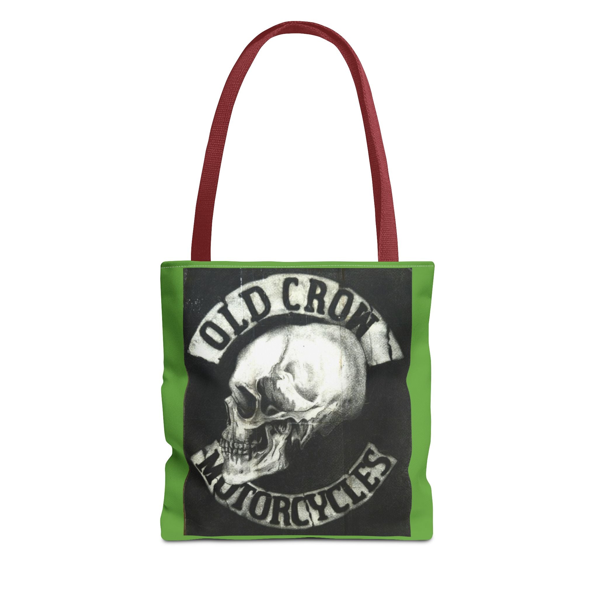 Old Crow Motorcycles Skull Emblem Tote Bag