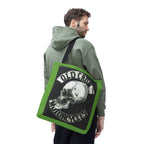 Old Crow Motorcycles Skull Emblem Tote Bag