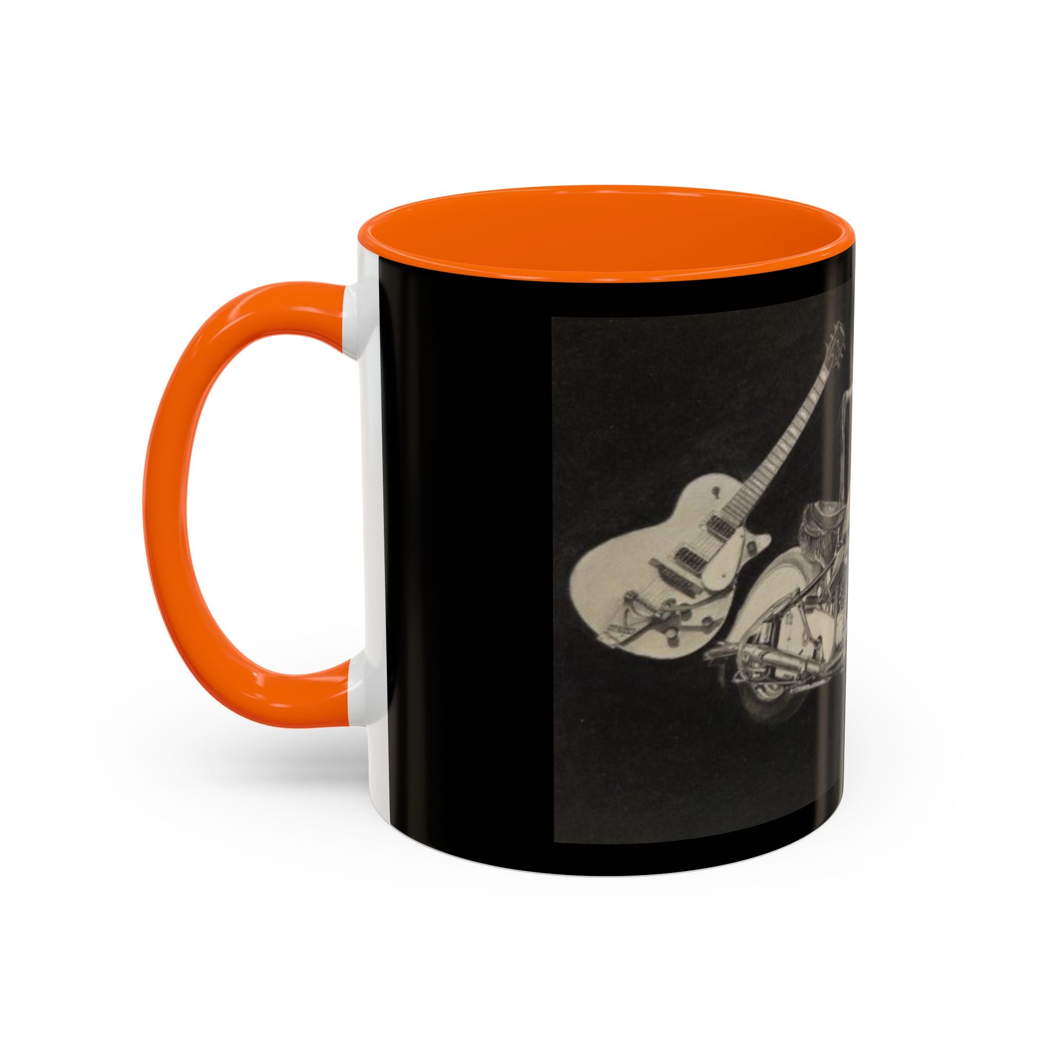 15 Vintage Motorcycle & Guitar Coffee Mug
