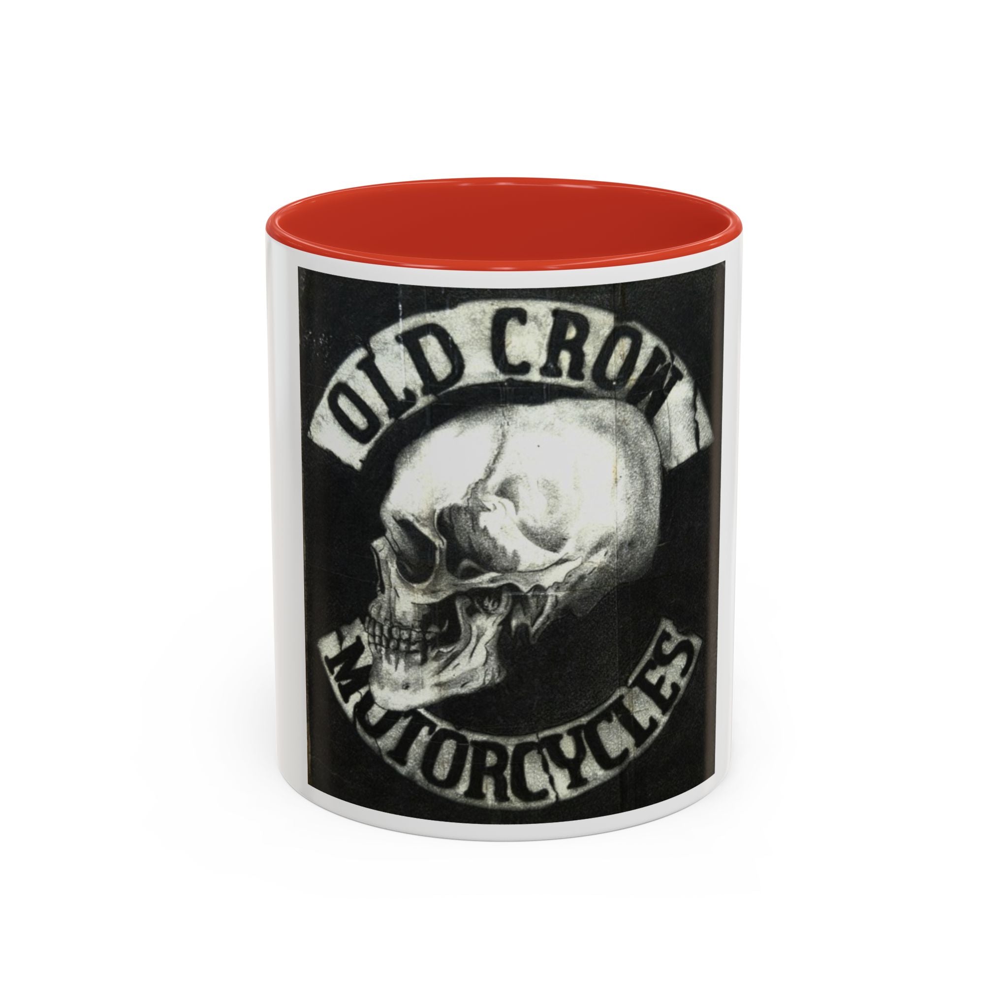 Old Crow Motorcycles Skull Mug