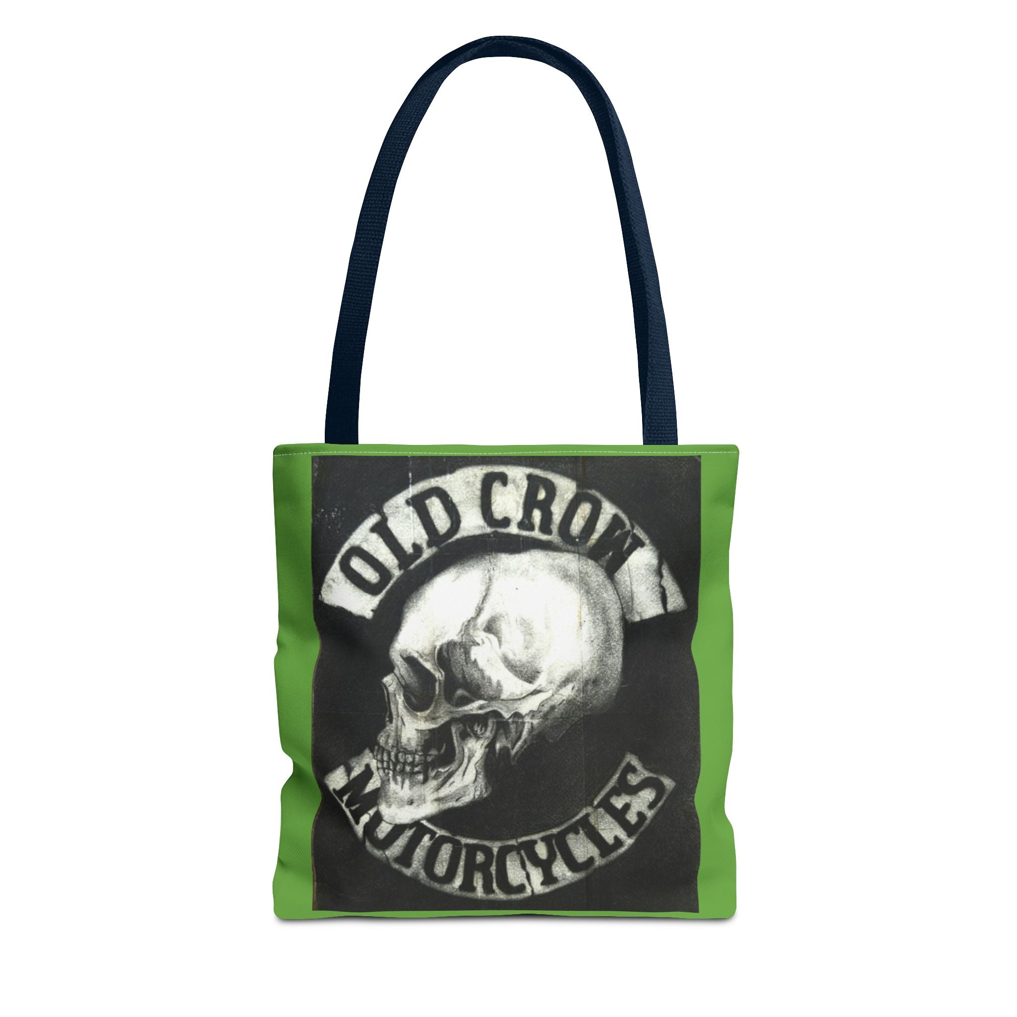 Old Crow Motorcycles Skull Emblem Tote Bag