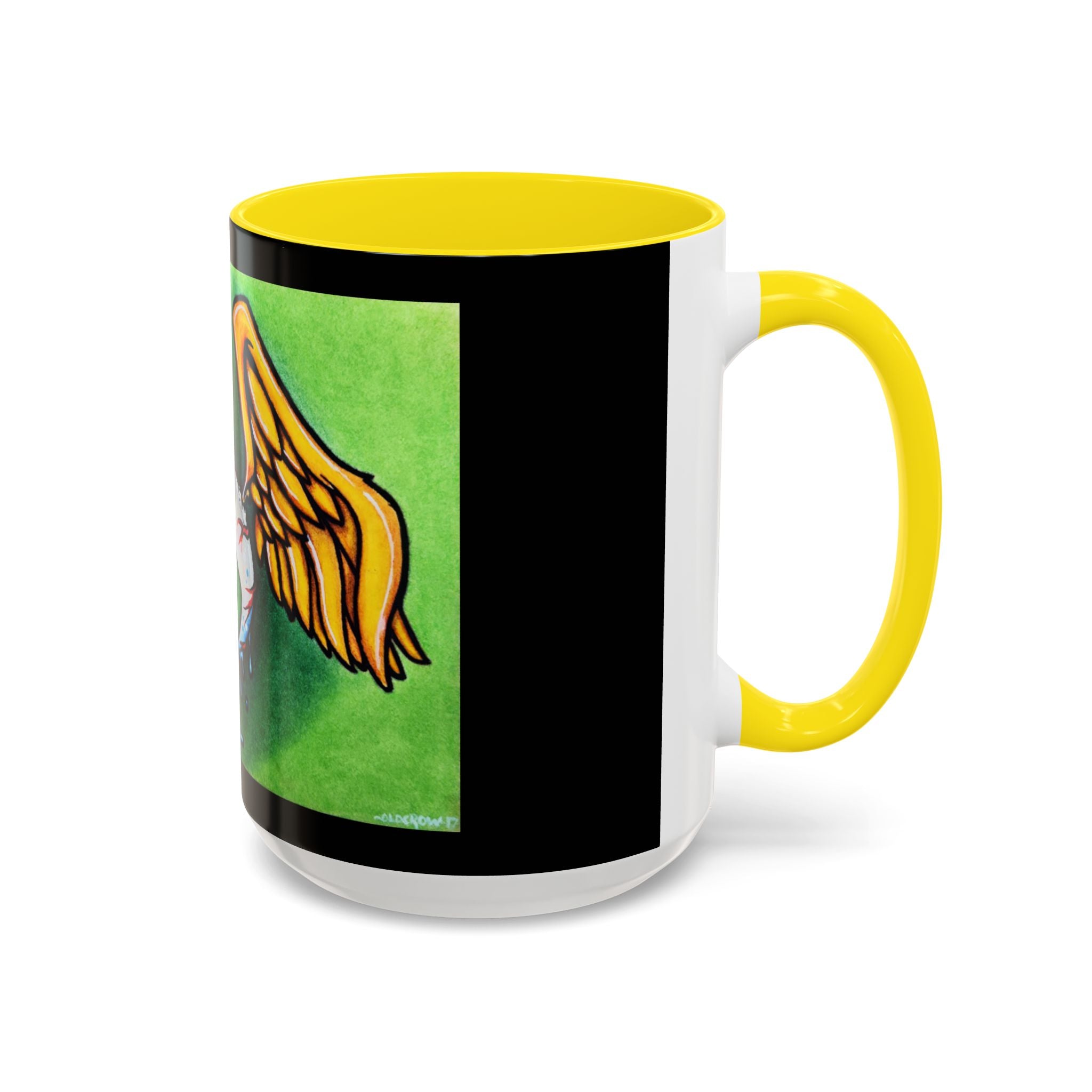 28 Whimsical Gothic Winged Eye Coffee Mug