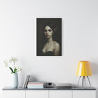 Gothic Art Canvas Print, Demon Aesthetic Home Decor, Dark Fantasy Wall Art, Witchy Room Decoration, Unique Gift for Halloween, Edgy Art