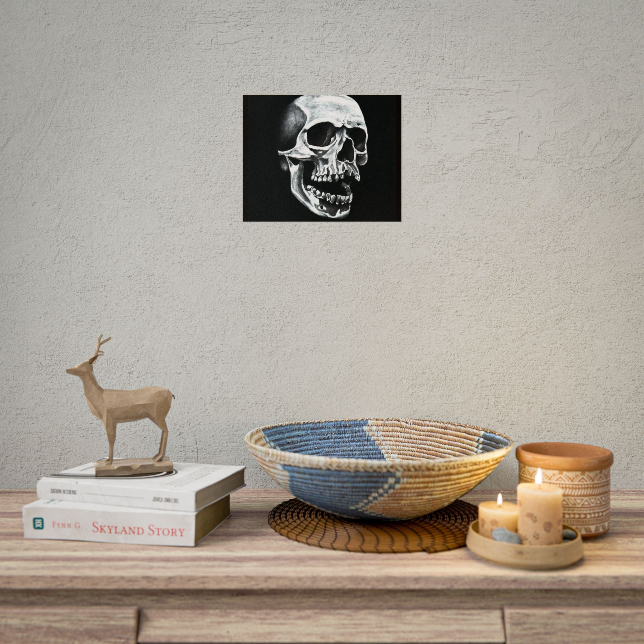 Skull Art Rolled Posters