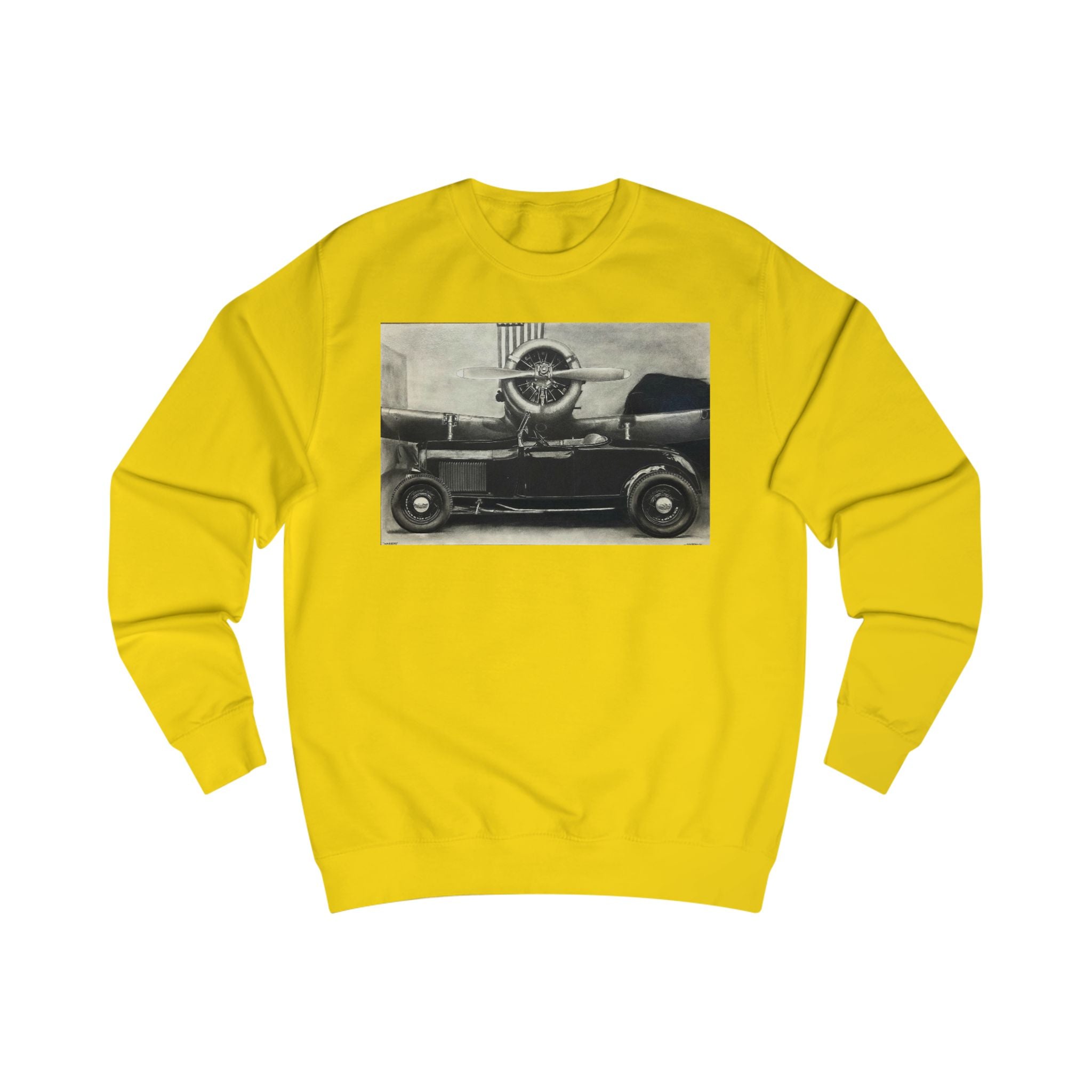 Vintage Hot Rod & Classic Aircraft Sweatshirt