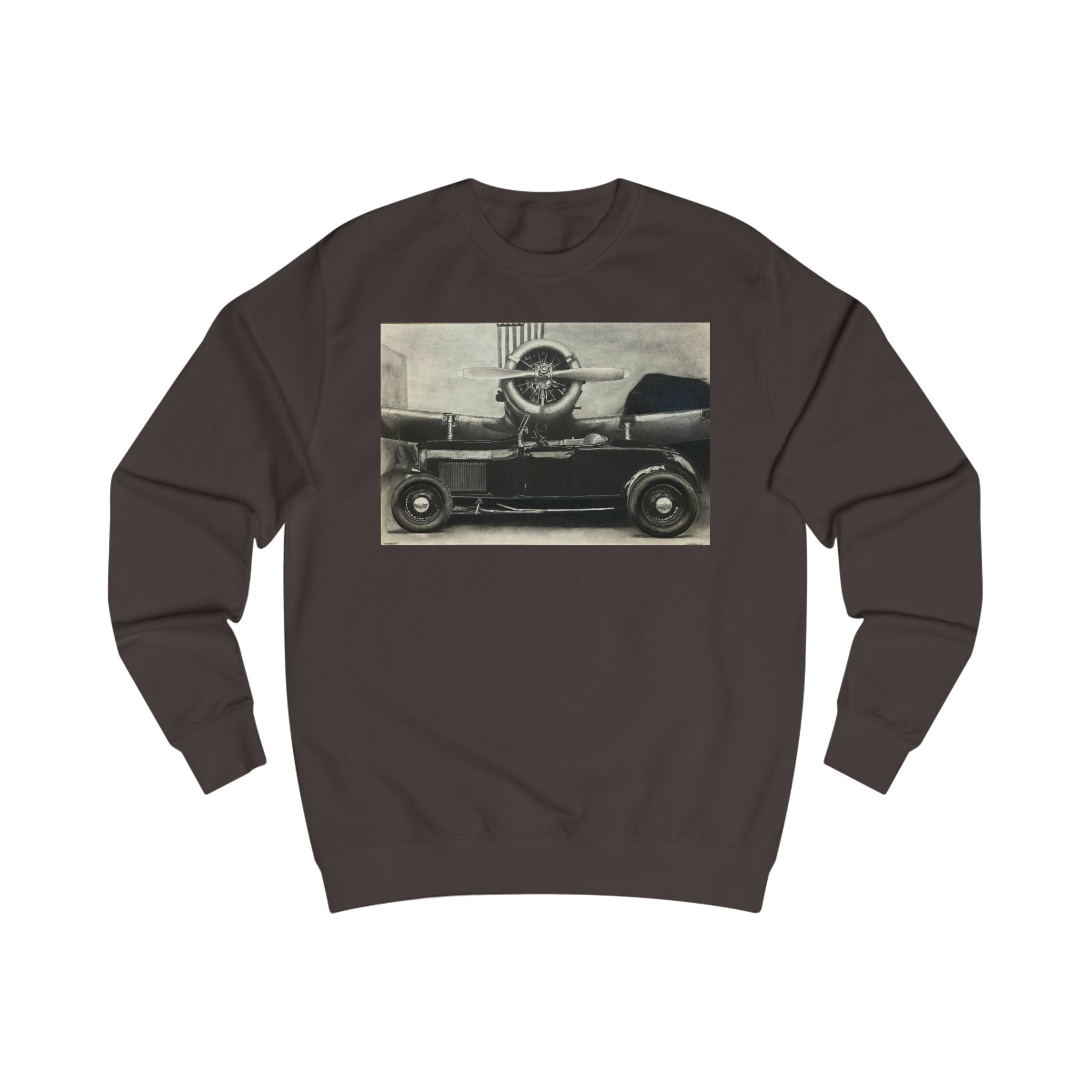 Vintage Hot Rod & Classic Aircraft Sweatshirt