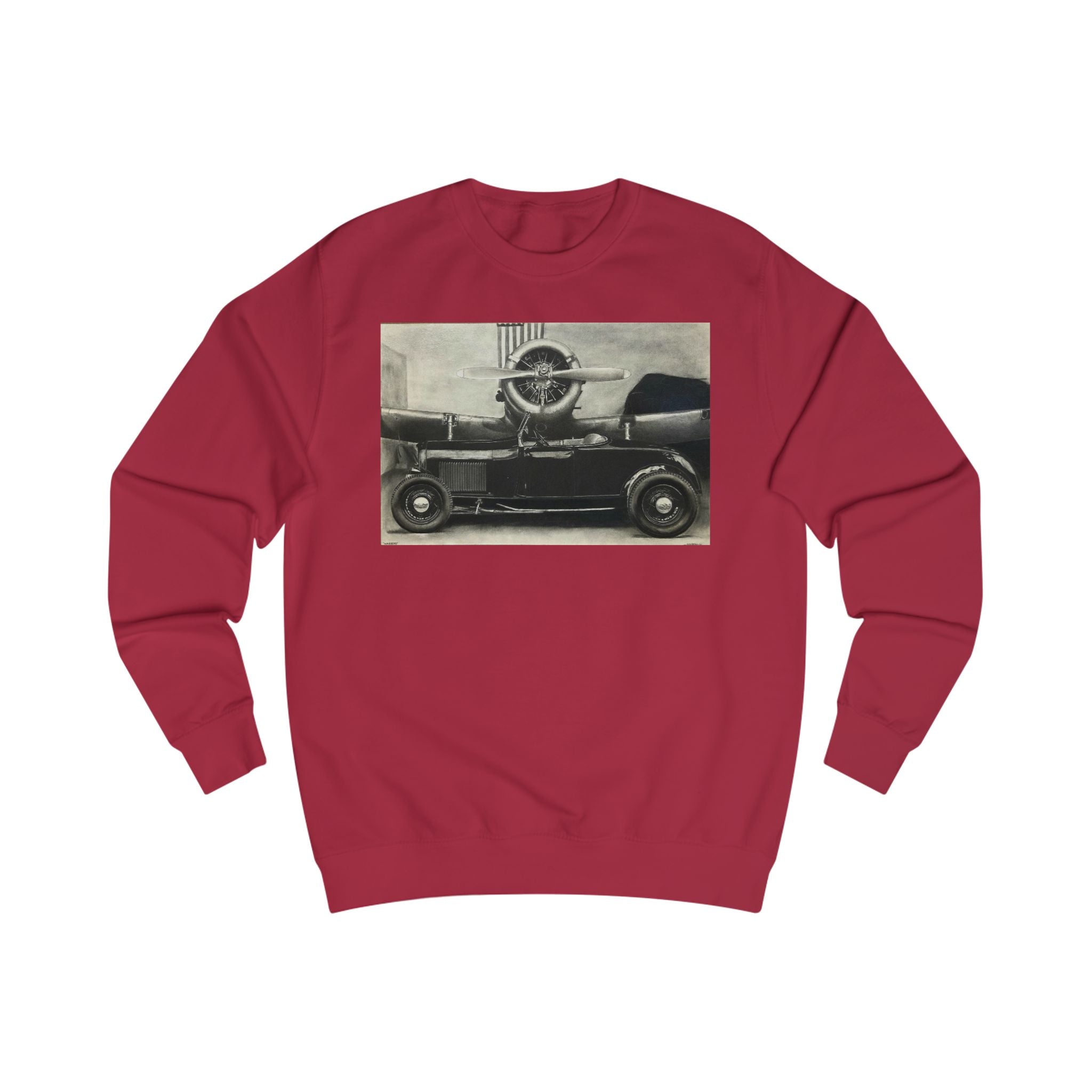 Vintage Hot Rod & Classic Aircraft Sweatshirt