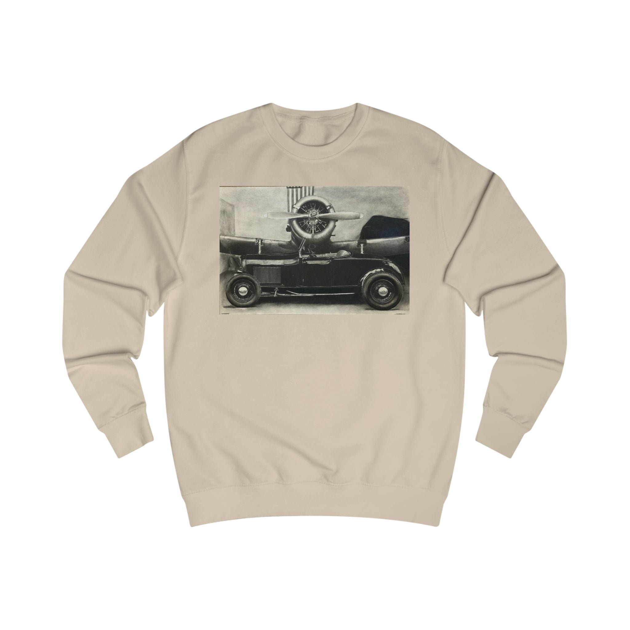 Vintage Hot Rod & Classic Aircraft Sweatshirt