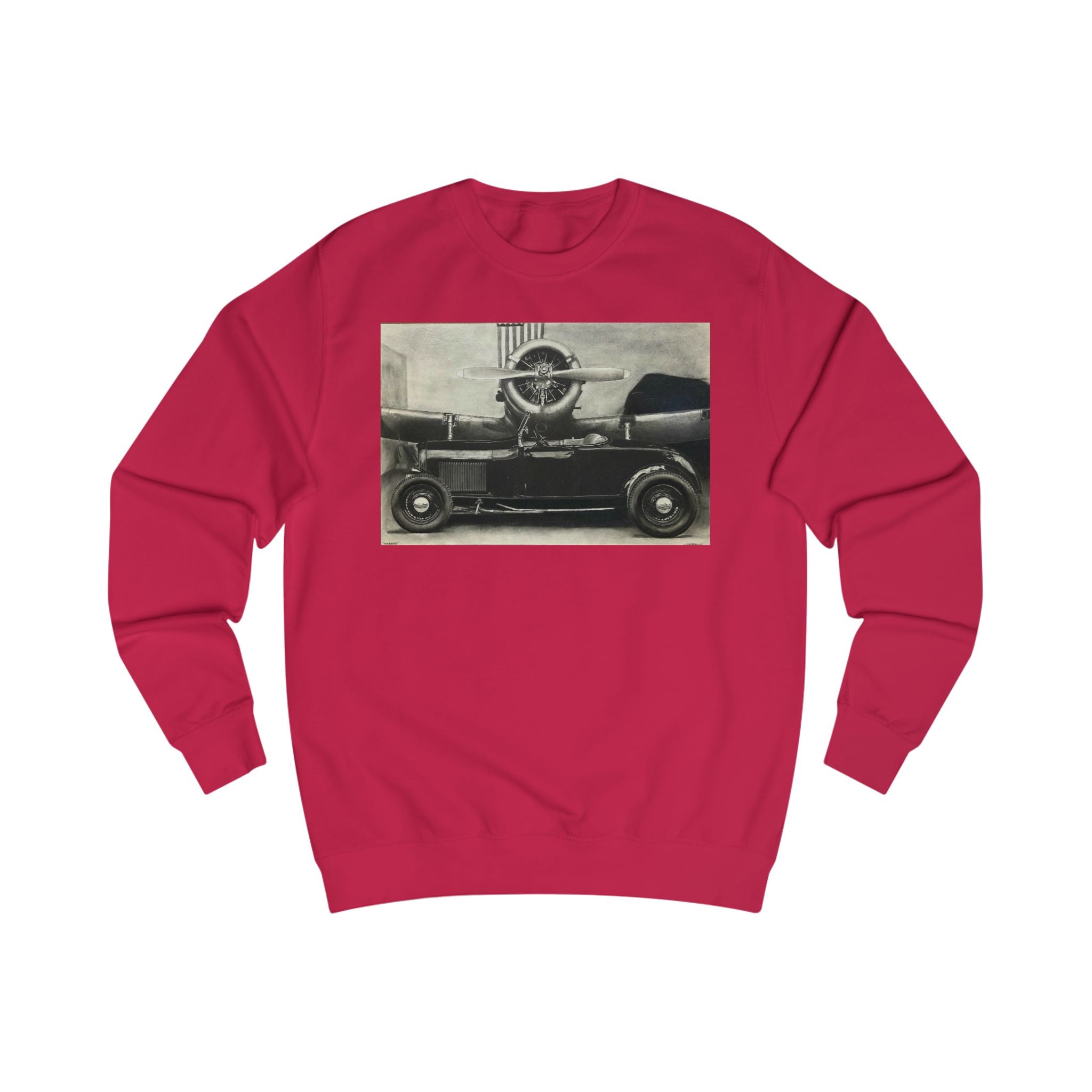 Vintage Hot Rod & Classic Aircraft Sweatshirt