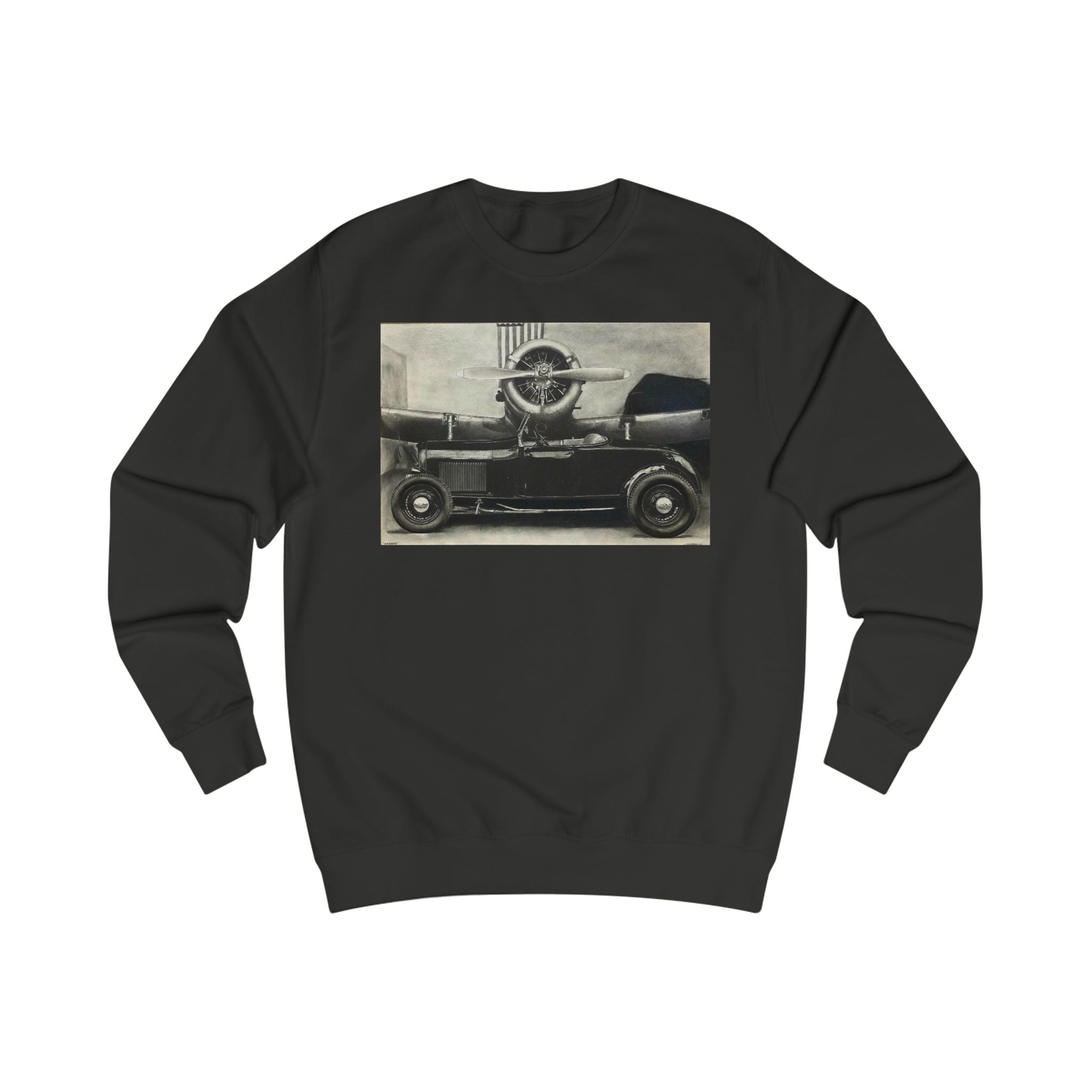 Vintage Hot Rod & Classic Aircraft Sweatshirt