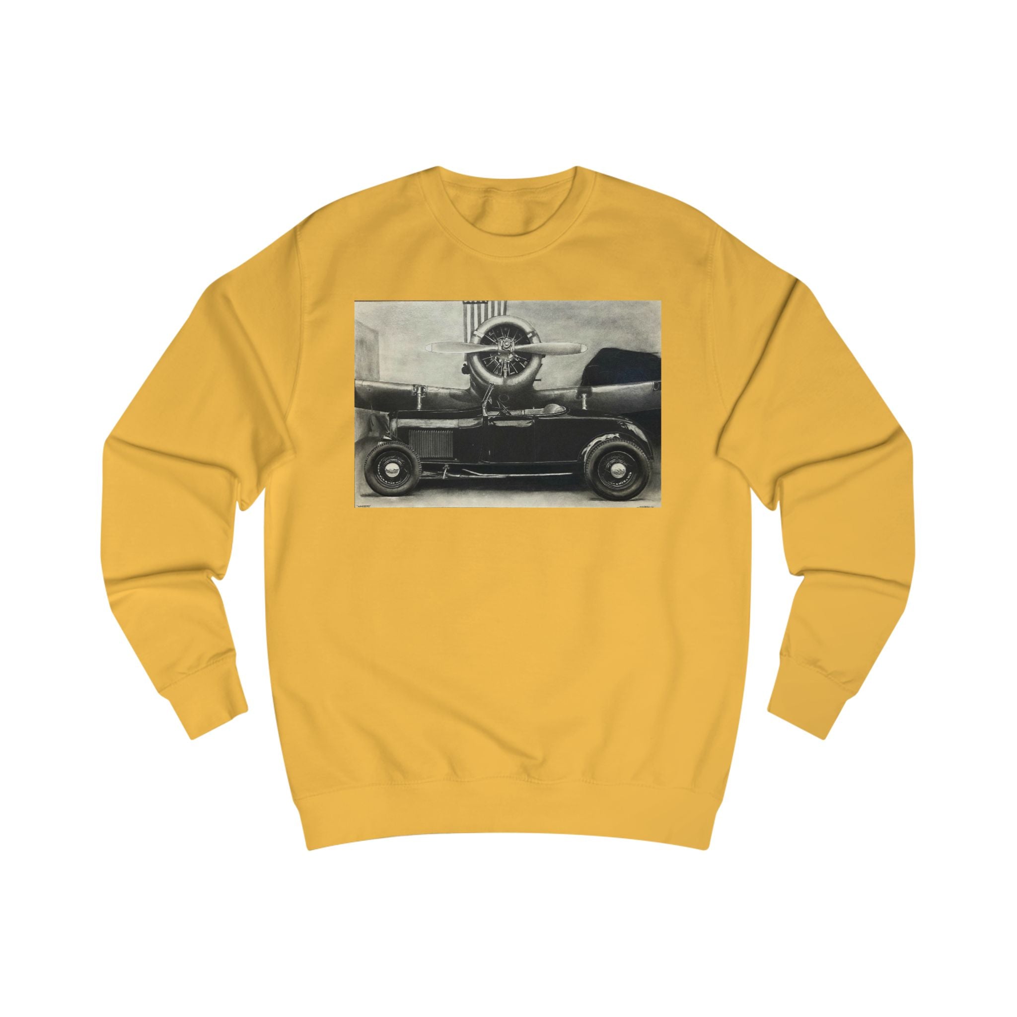 Vintage Hot Rod & Classic Aircraft Sweatshirt