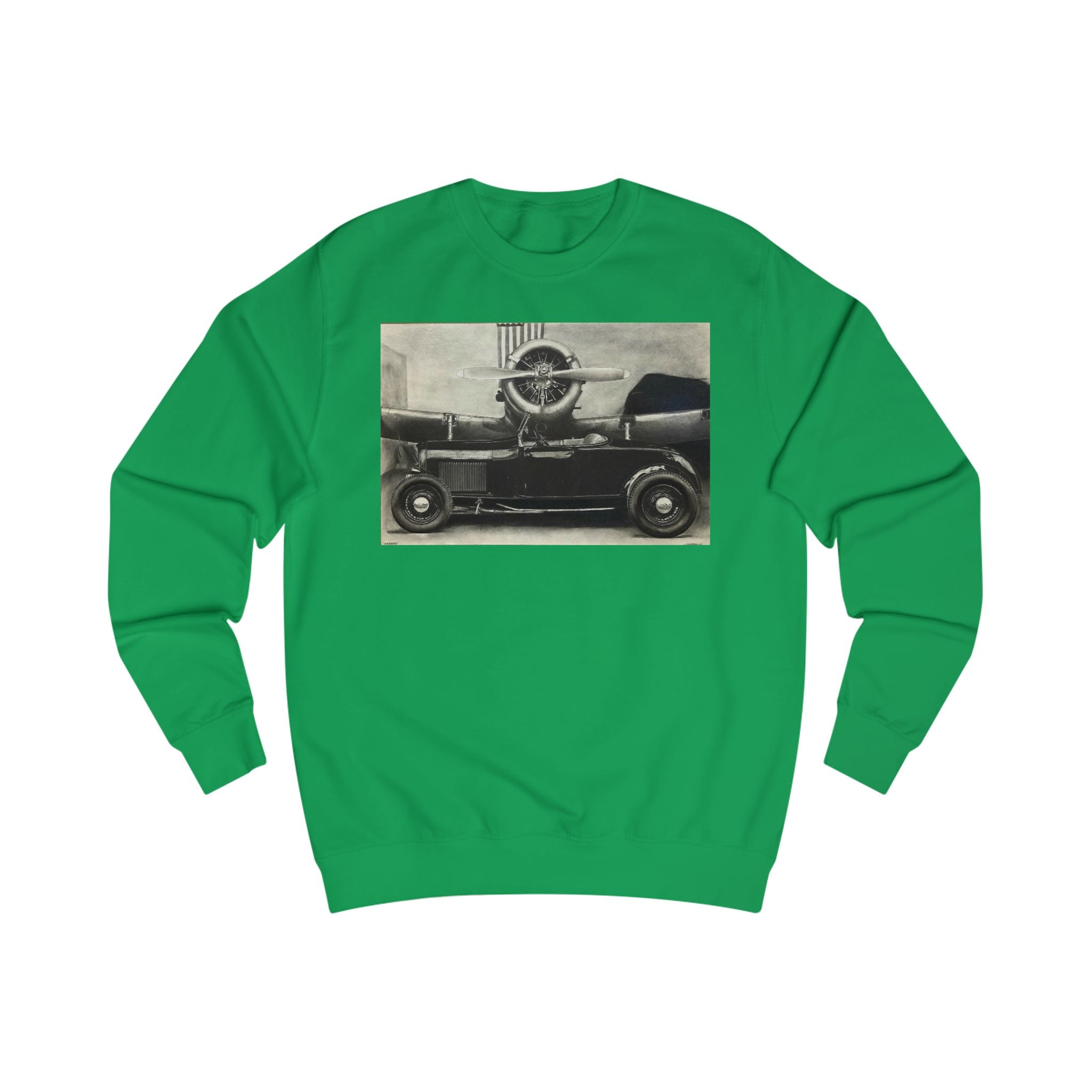 Vintage Hot Rod & Classic Aircraft Sweatshirt