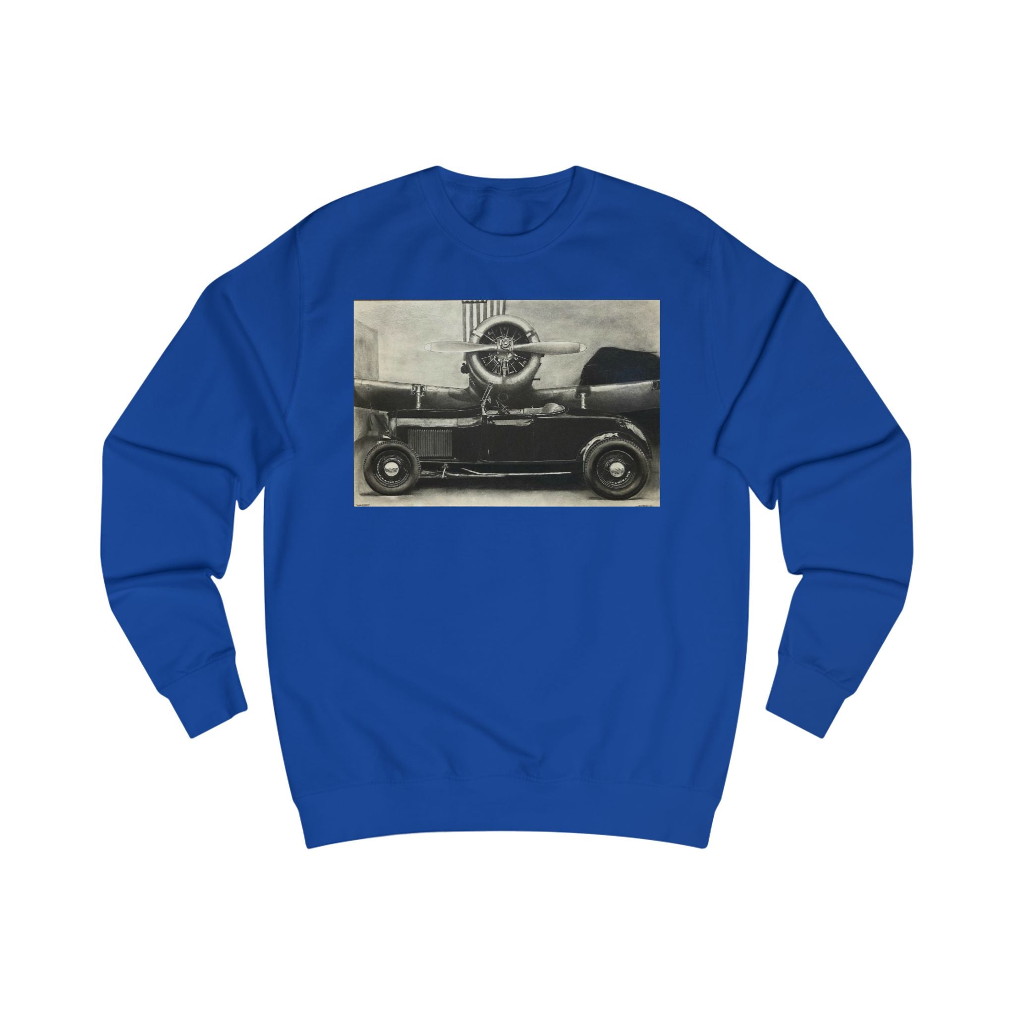 Vintage Hot Rod & Classic Aircraft Sweatshirt