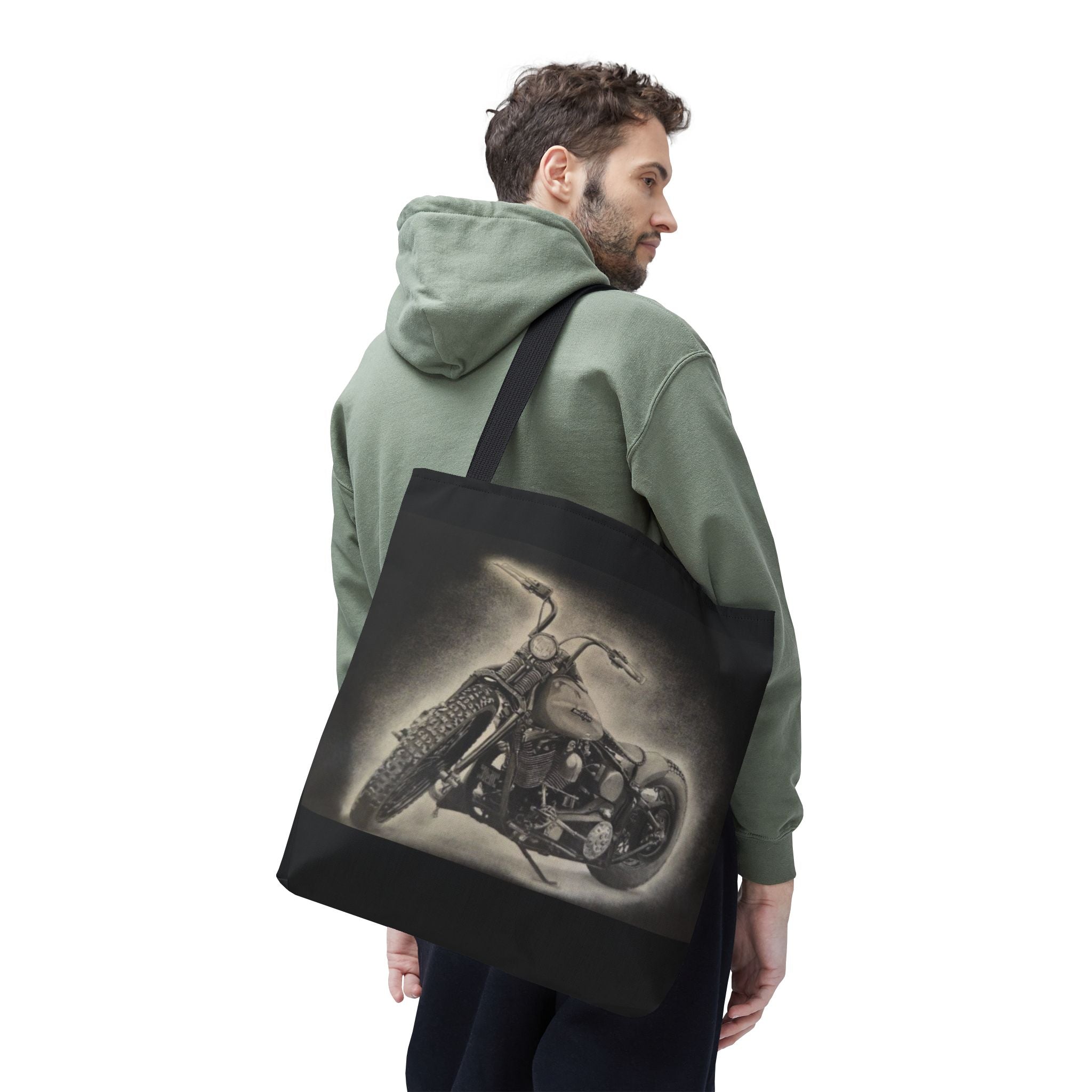 Chrome Shadow Tote Bag