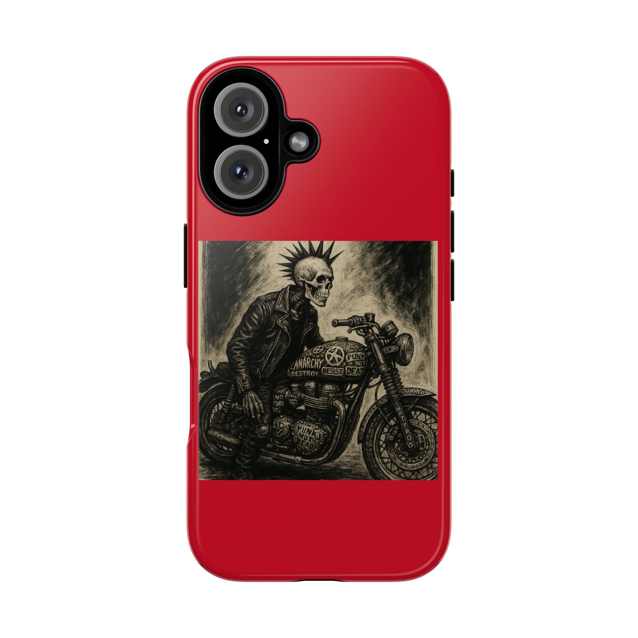 Gothic Punk Biker Skeleton Cases