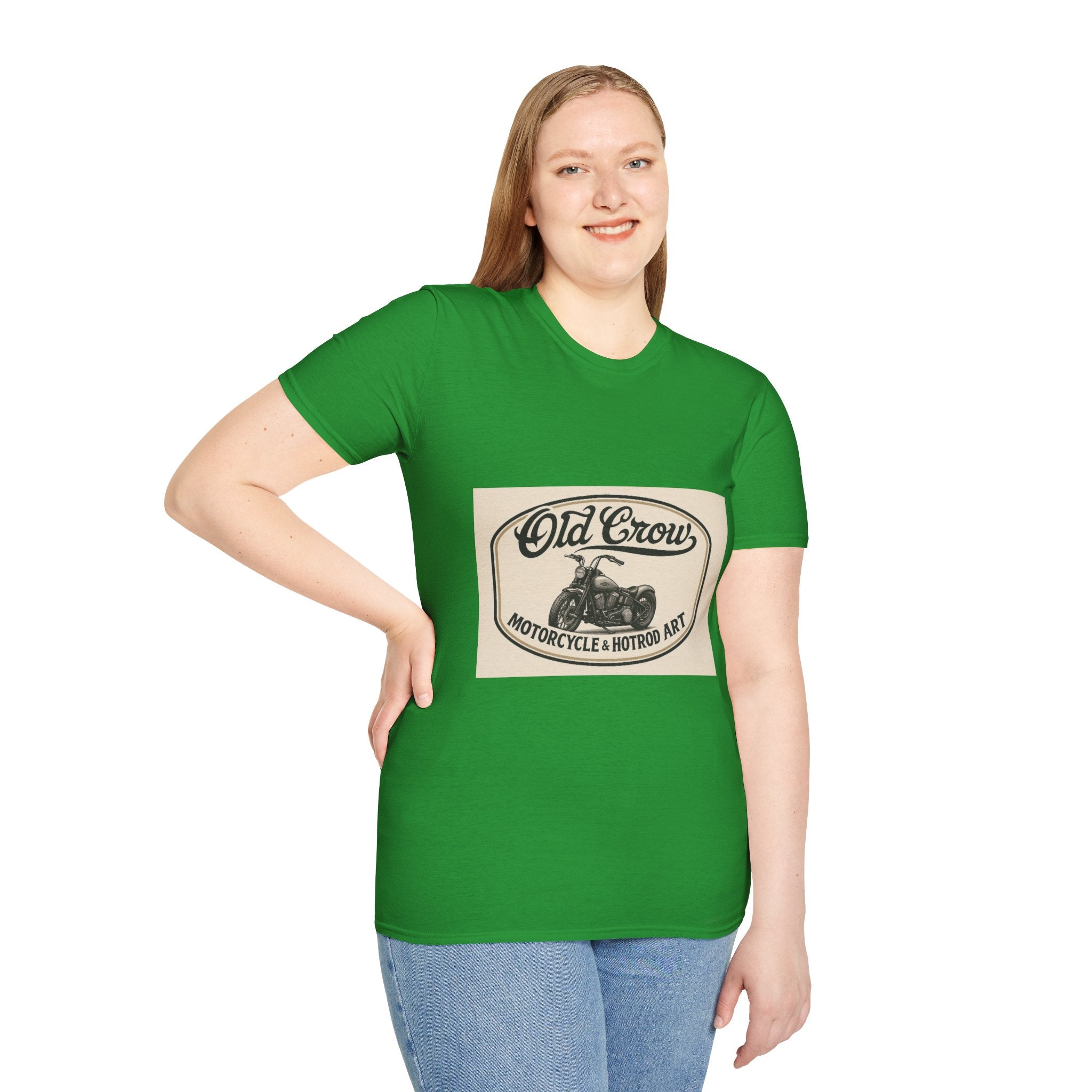 Retro Biker Life Old Crow Shop Sign T-Shirt