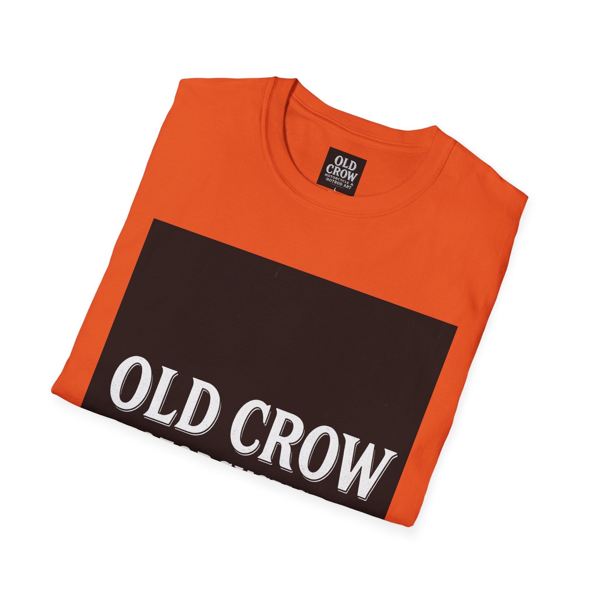 Old Crow Motorcycle & Hotrod Art  T-Shirt