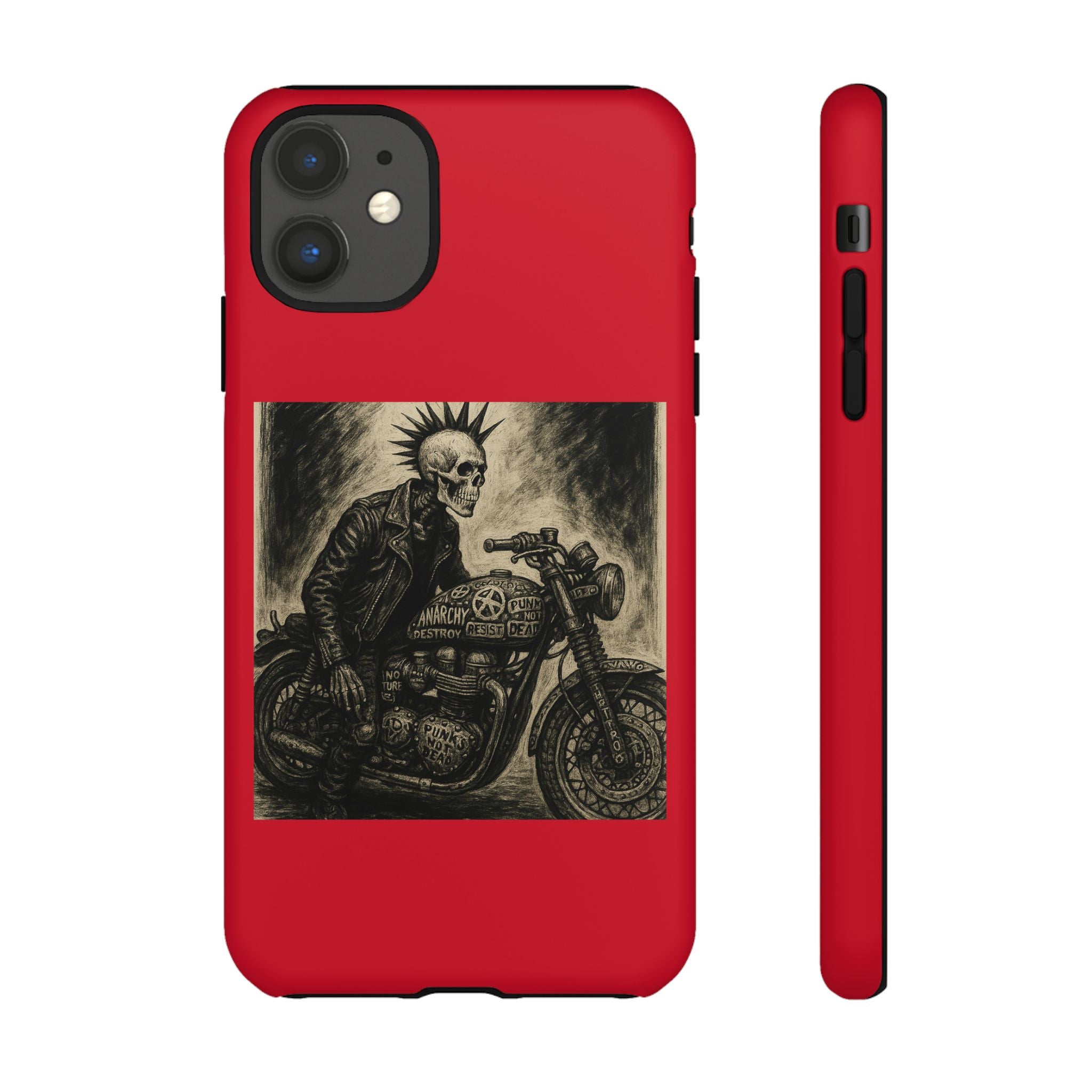Gothic Punk Biker Skeleton Cases