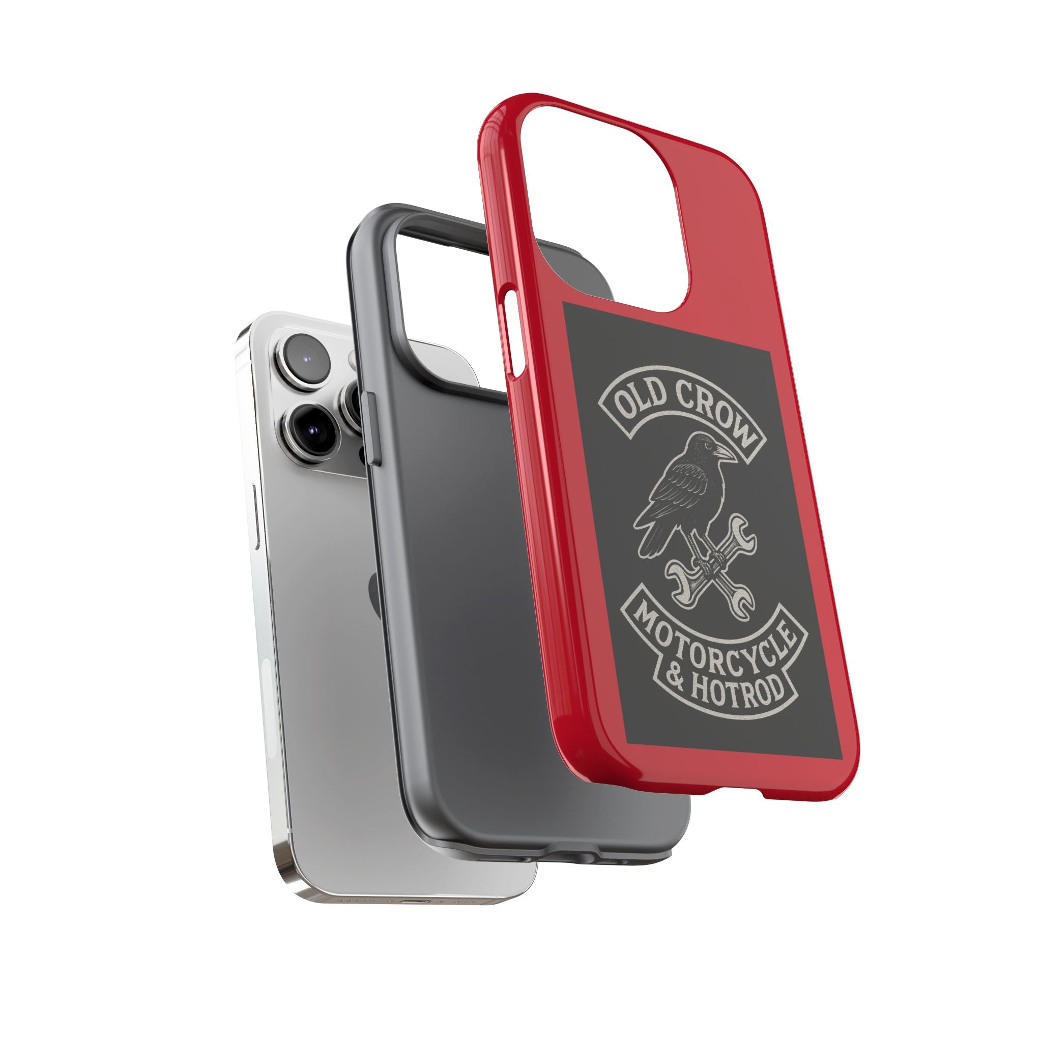 Old Crow Garage Retro Hotrod Rider Cases