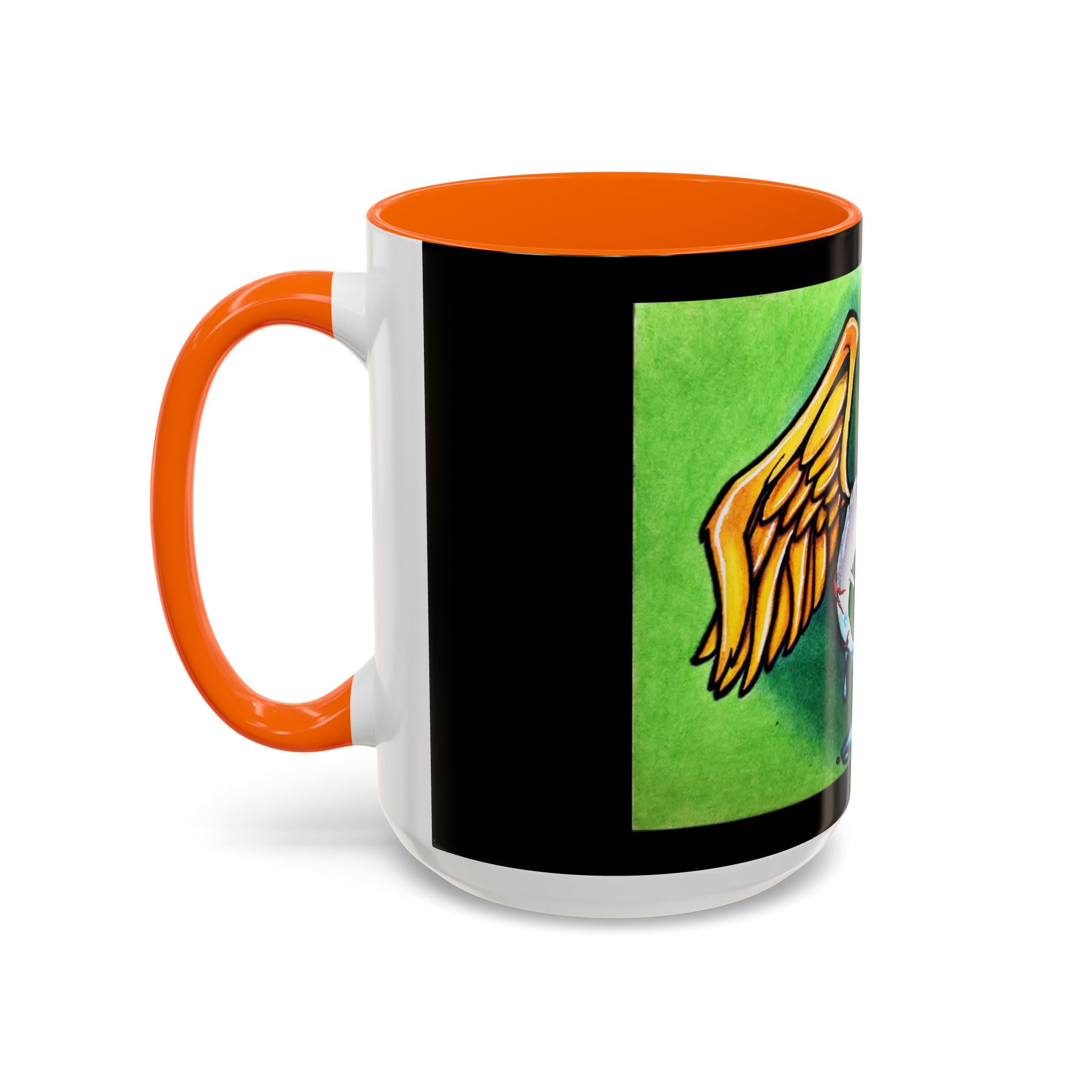 28 Whimsical Gothic Winged Eye Coffee Mug