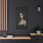 Gothic Art Canvas Print, Demon Aesthetic Home Decor, Dark Fantasy Wall Art, Witchy Room Decoration, Unique Gift for Halloween, Edgy Art
