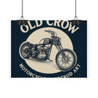 Old Crow Rolled Poster, Retro Wall Decor