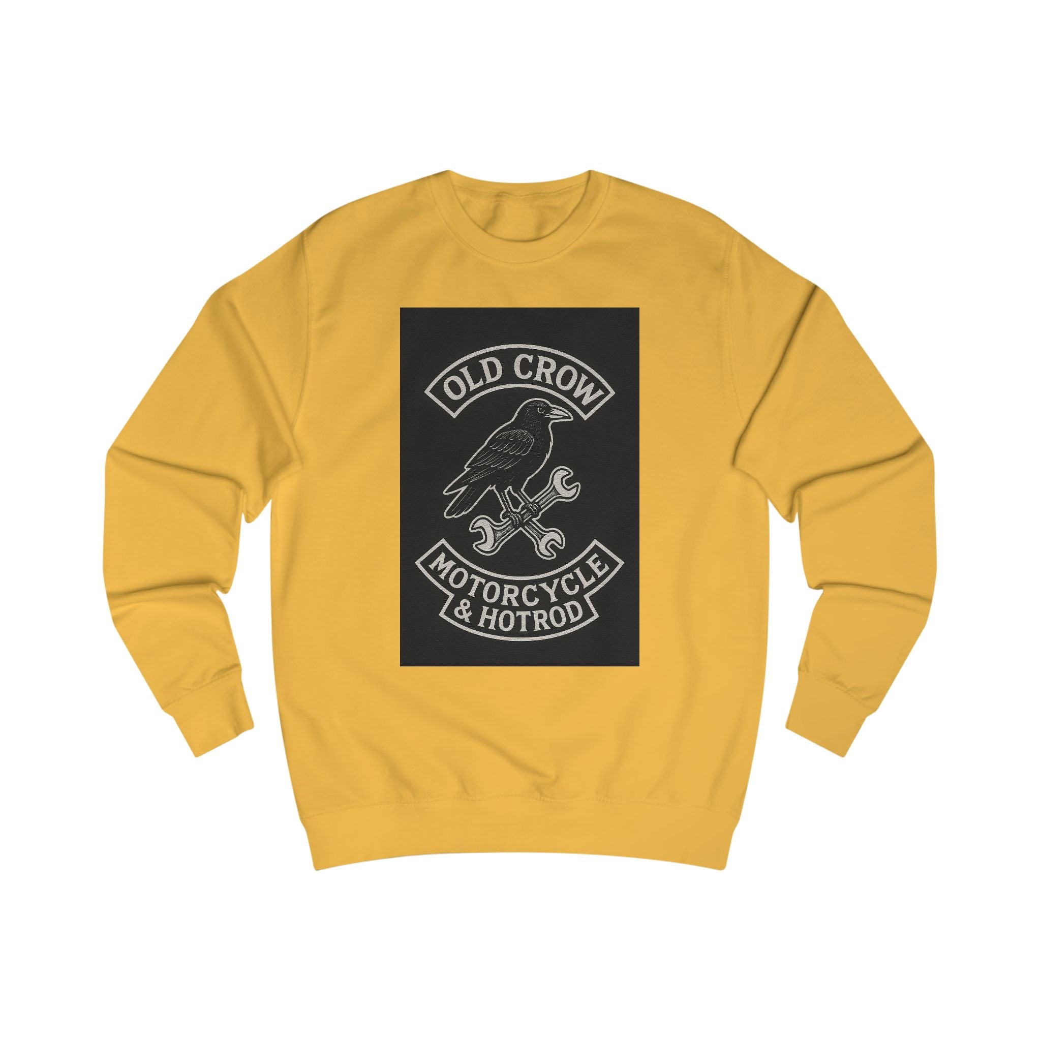 Chrome Shadows – Bobber Motorcycle Wall Ride Sweatshirt