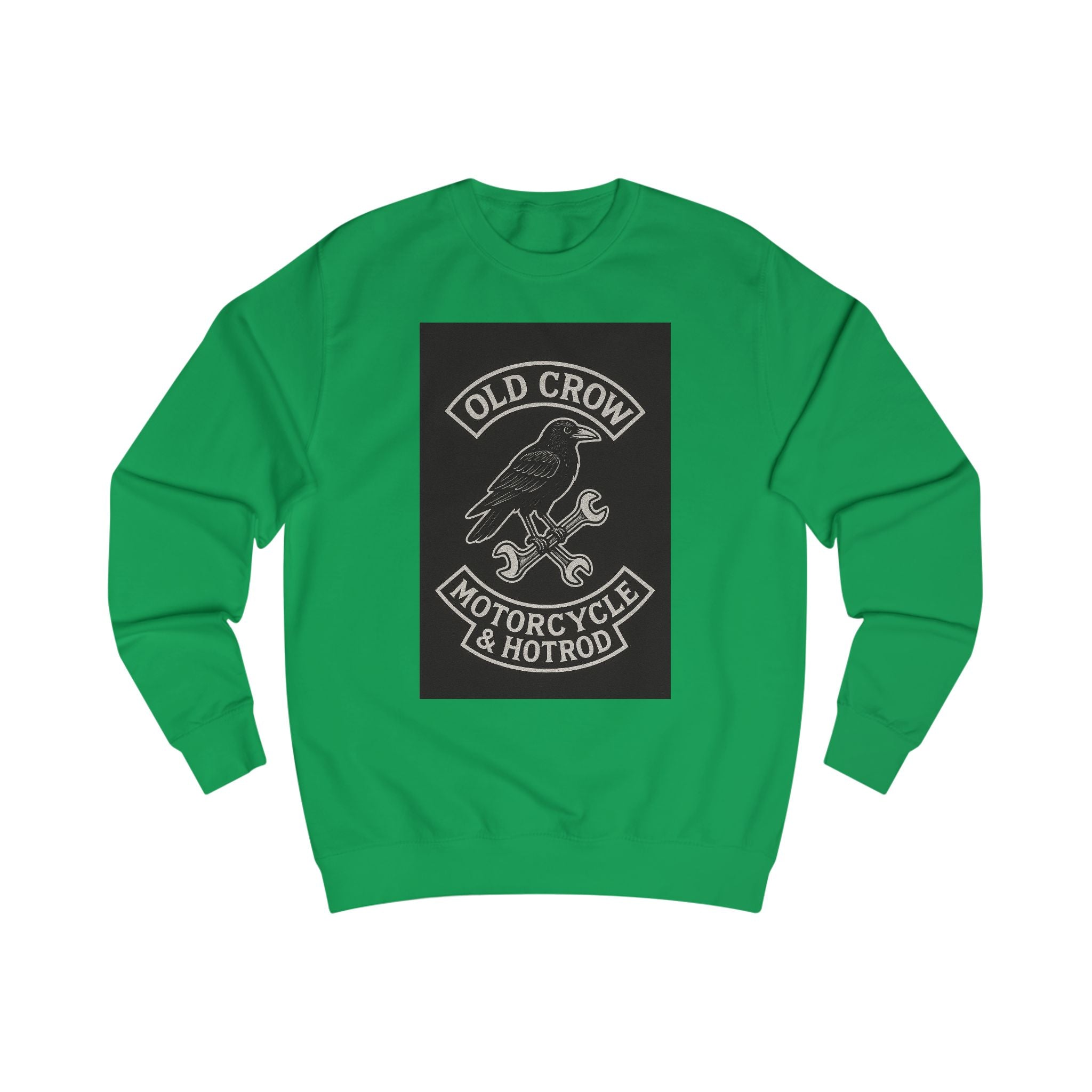Chrome Shadows – Bobber Motorcycle Wall Ride Sweatshirt