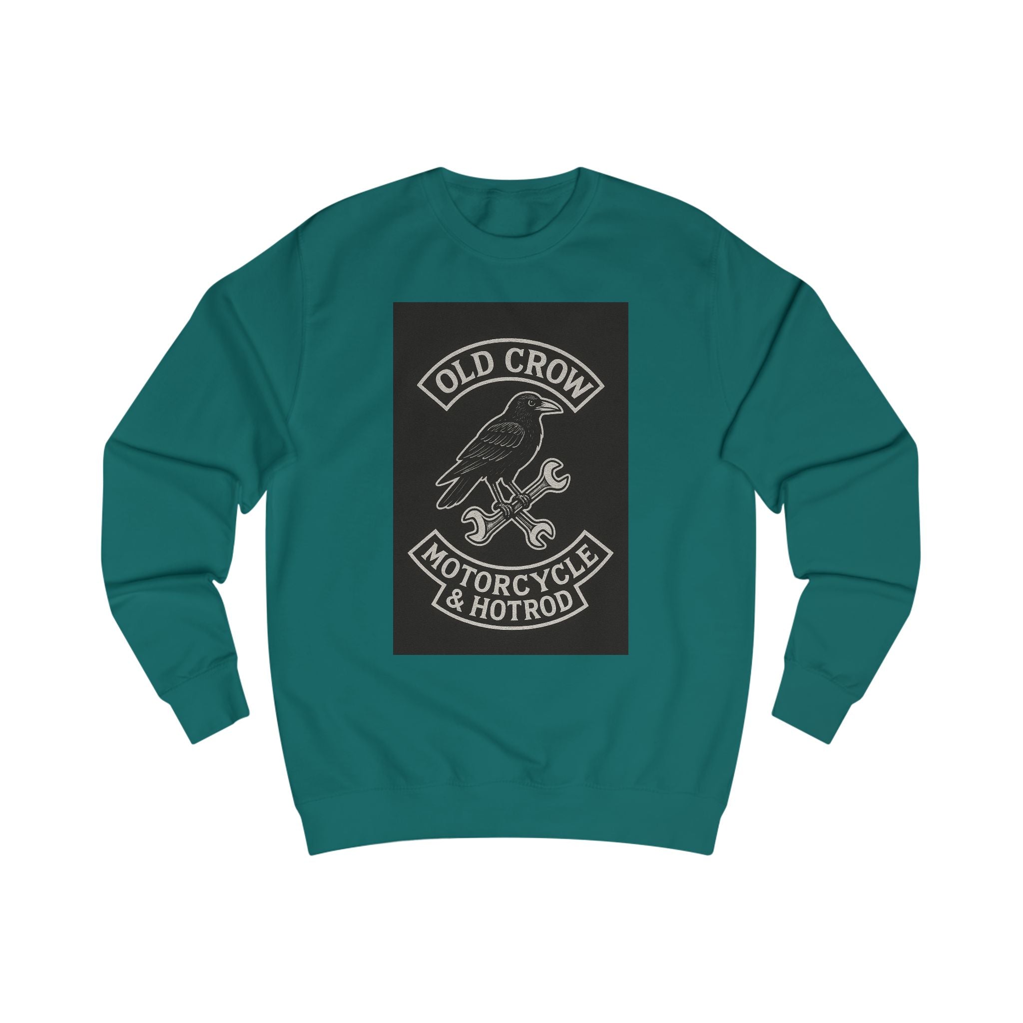 Chrome Shadows – Bobber Motorcycle Wall Ride Sweatshirt