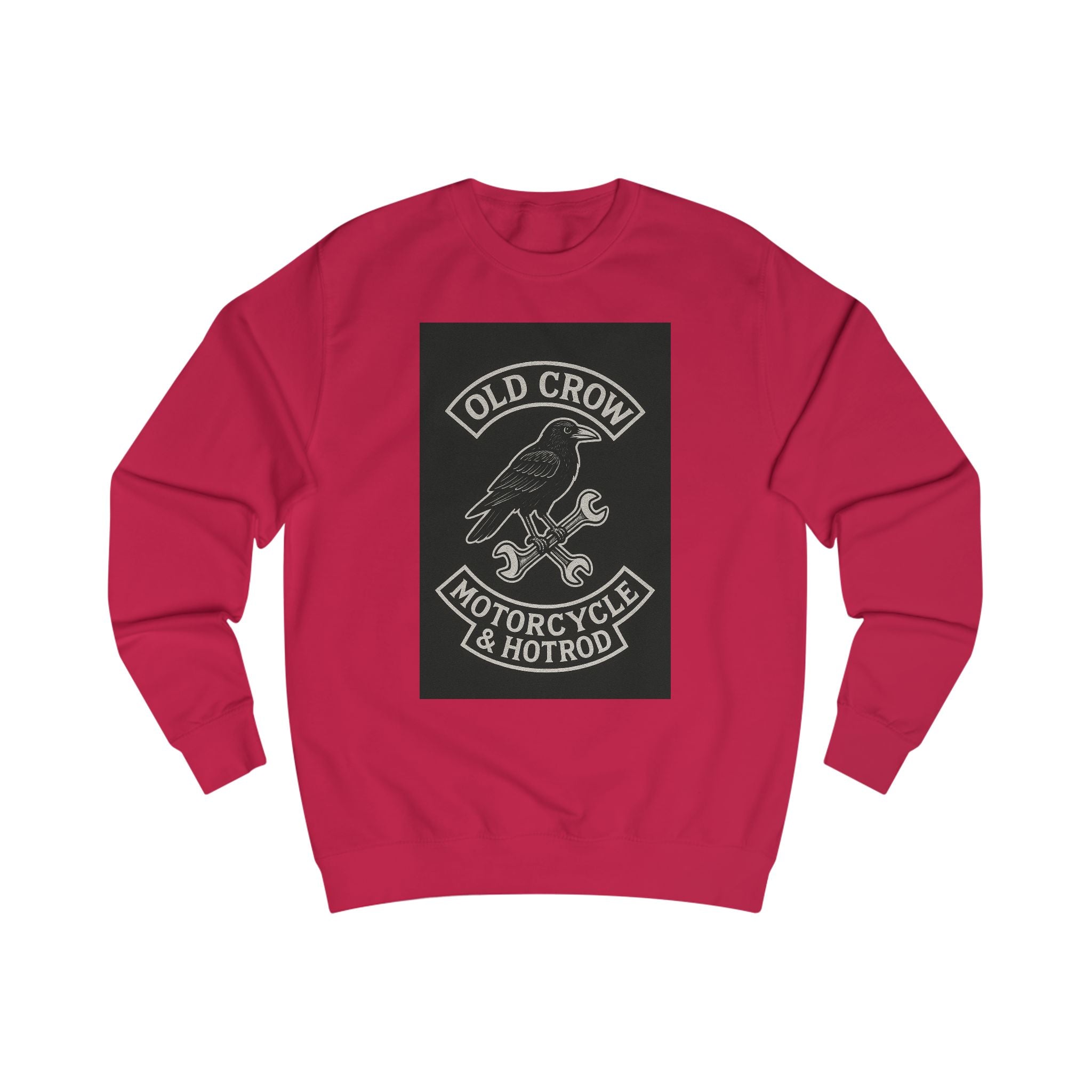 Chrome Shadows – Bobber Motorcycle Wall Ride Sweatshirt