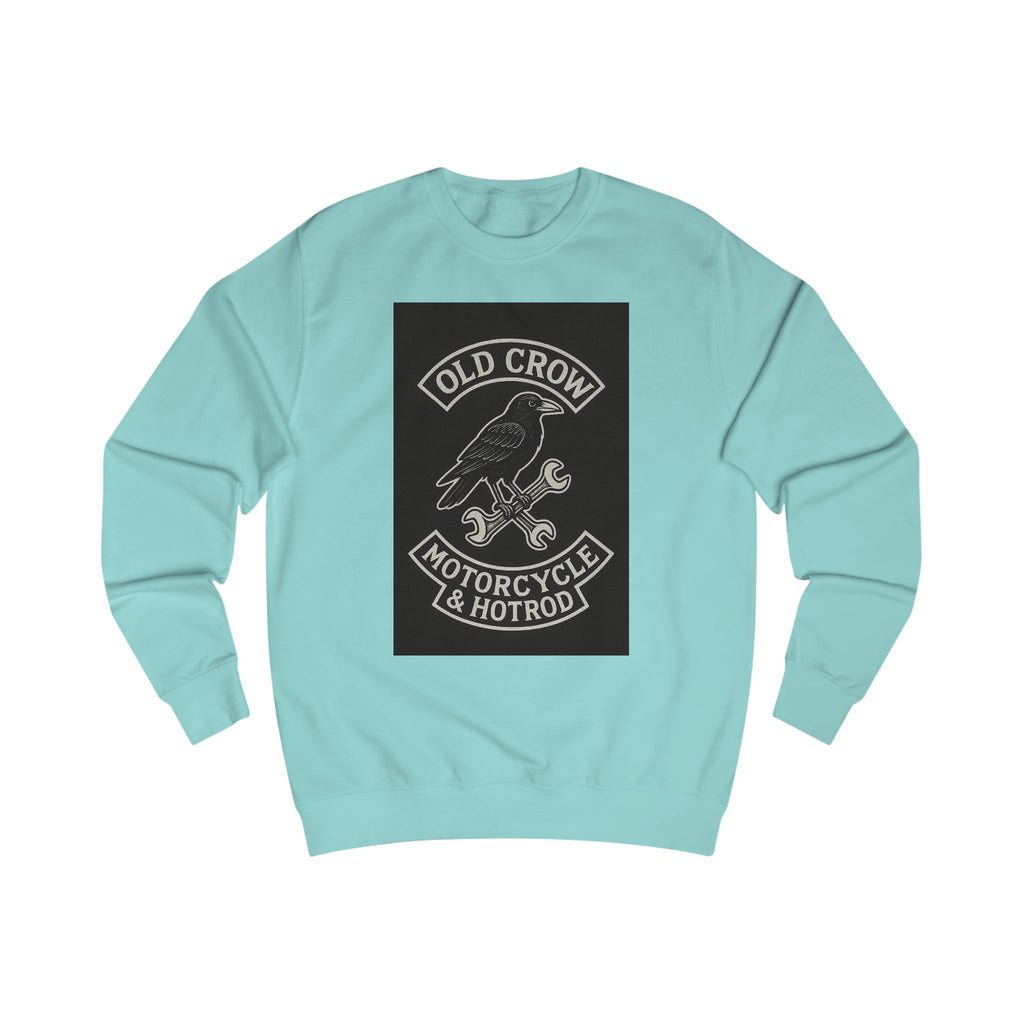 Chrome Shadows – Bobber Motorcycle Wall Ride Sweatshirt