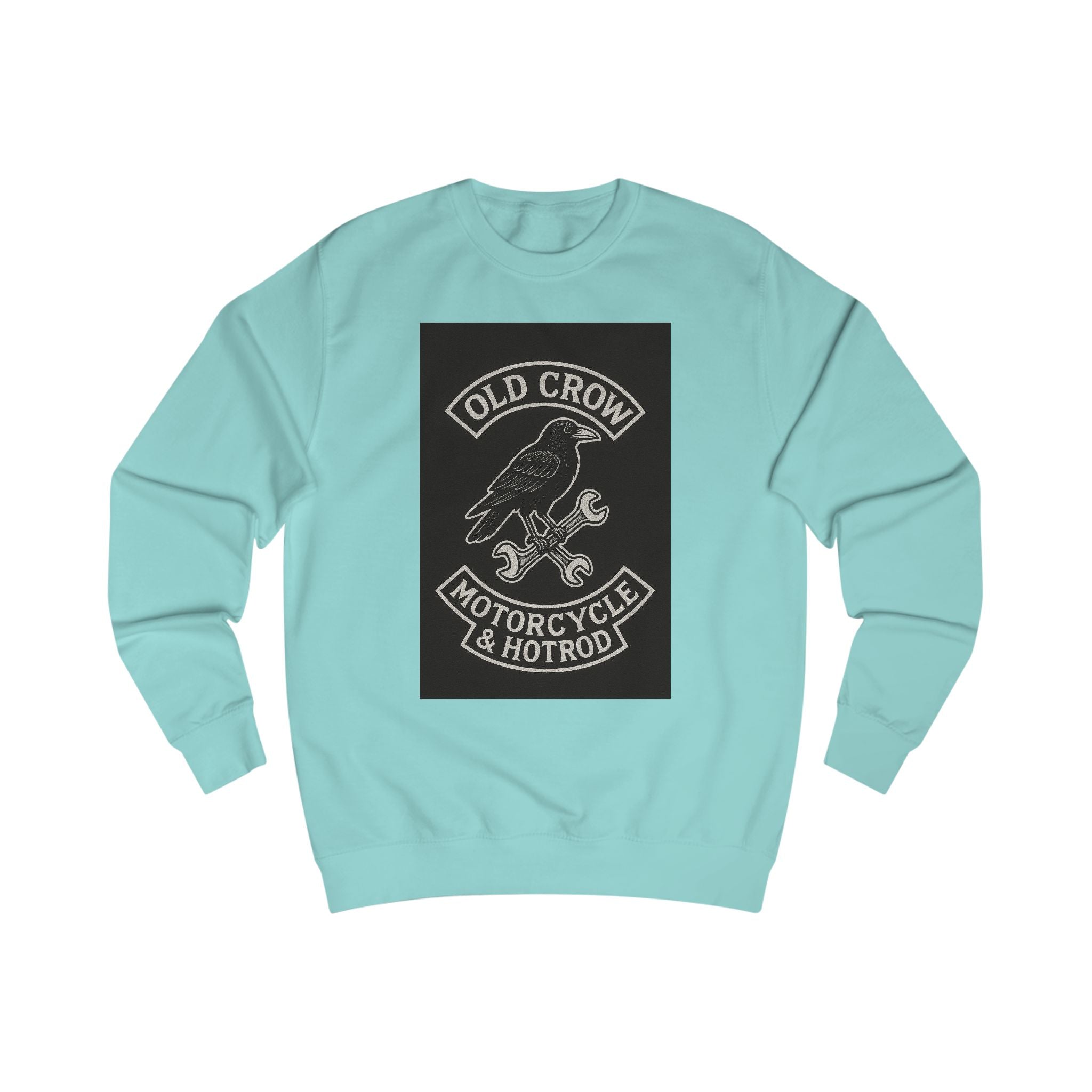 Chrome Shadows – Bobber Motorcycle Wall Ride Sweatshirt