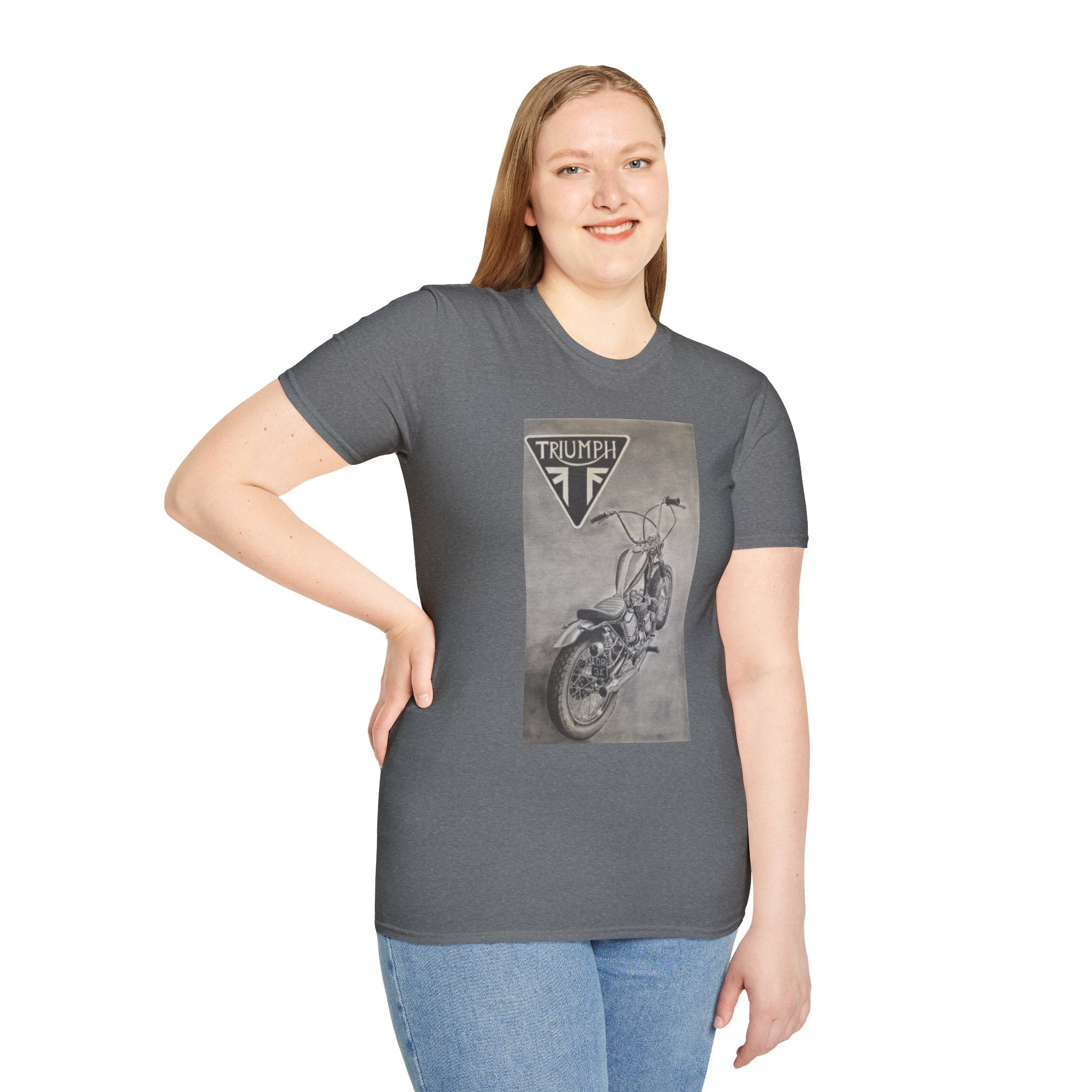 Retro Triumph Chopper Softstyle T-Shirt