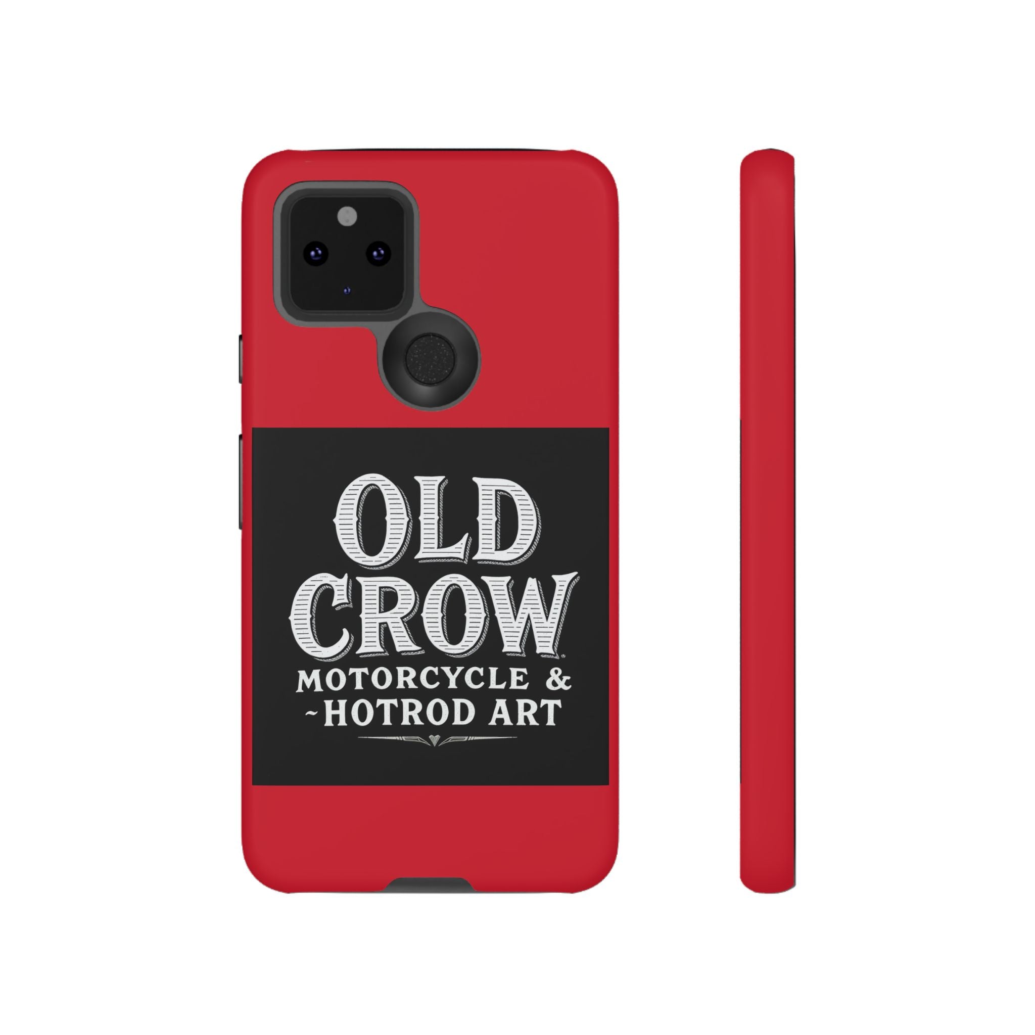 Classic Old Crow Garage Typography Cases