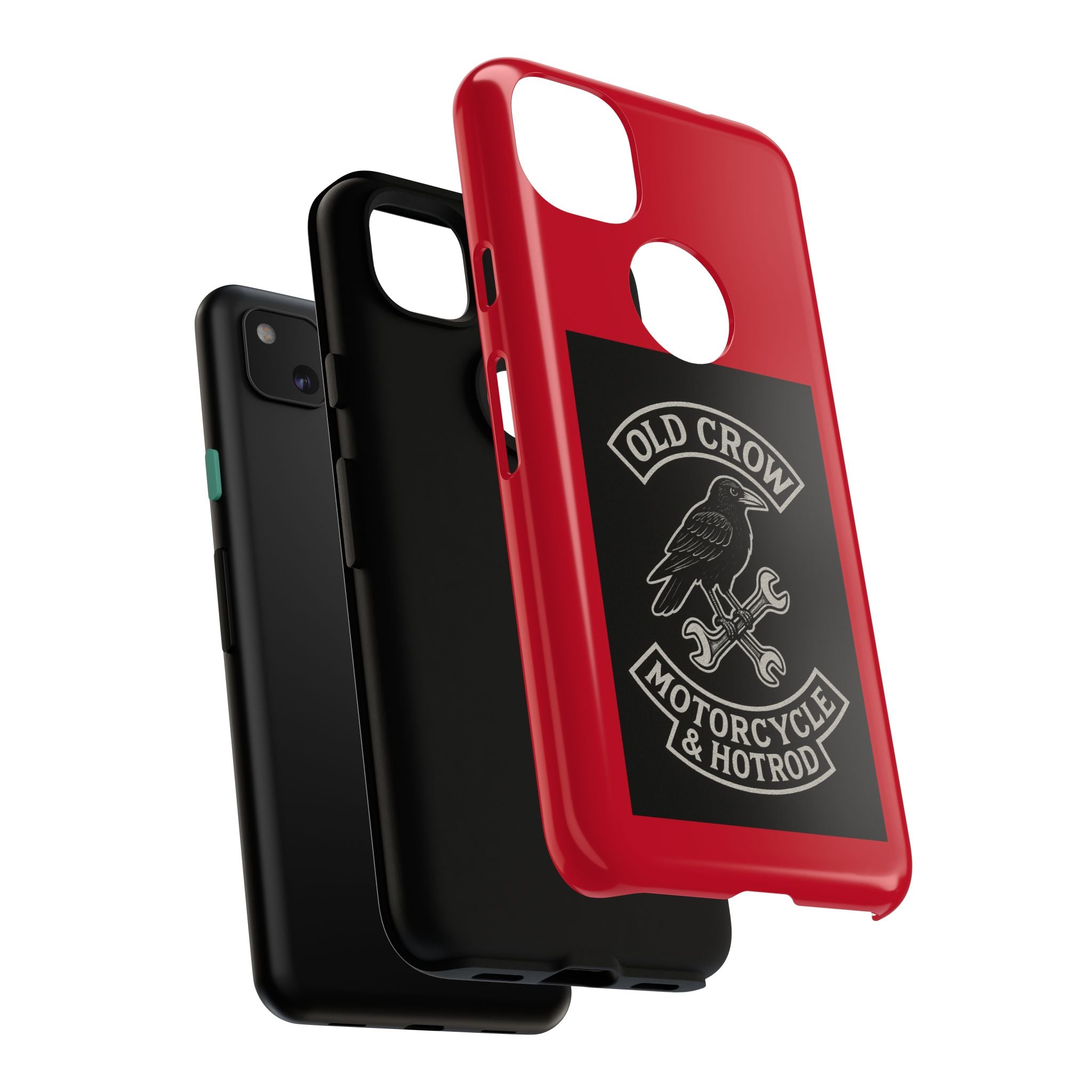 Old Crow Garage Retro Hotrod Rider Cases