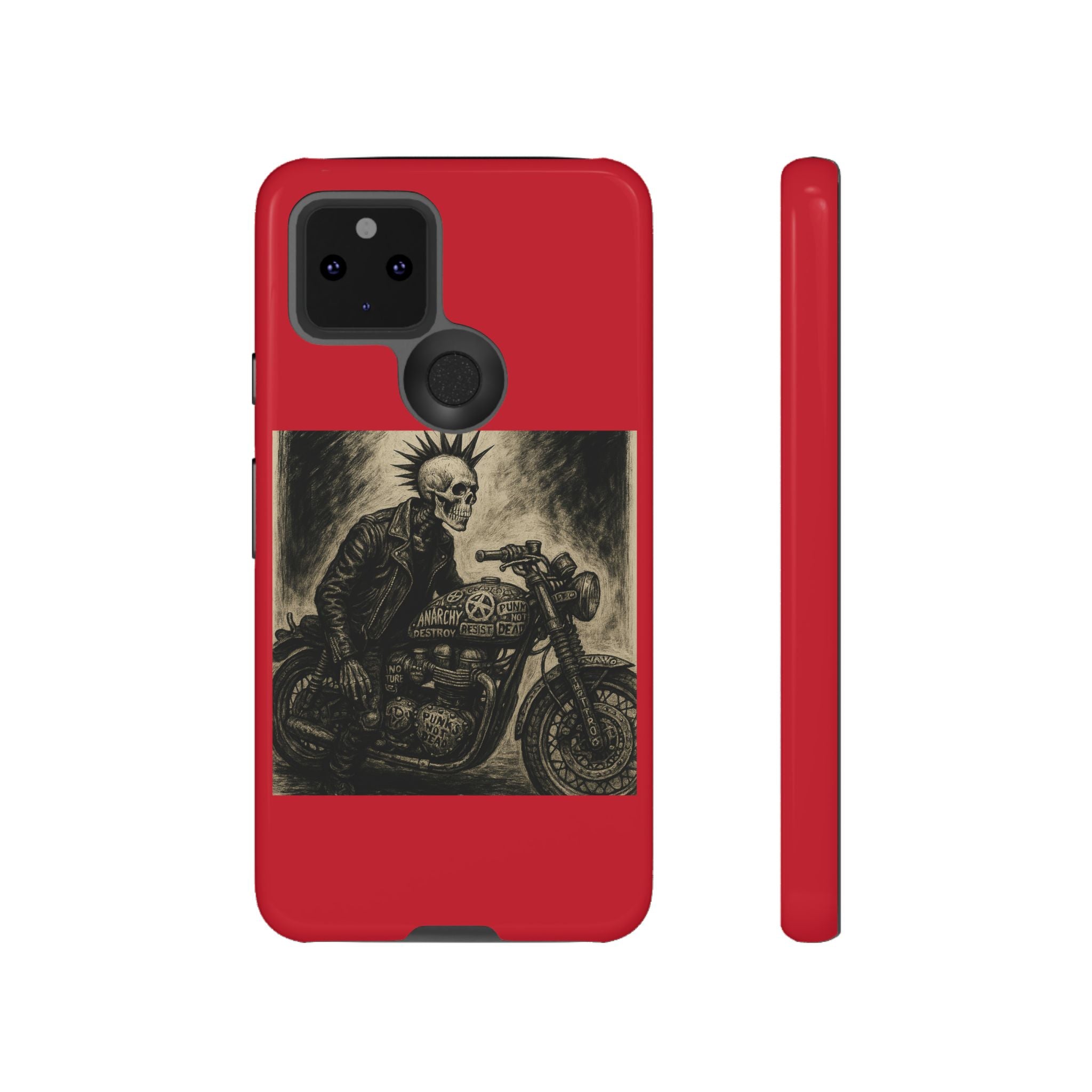 Gothic Punk Biker Skeleton Cases