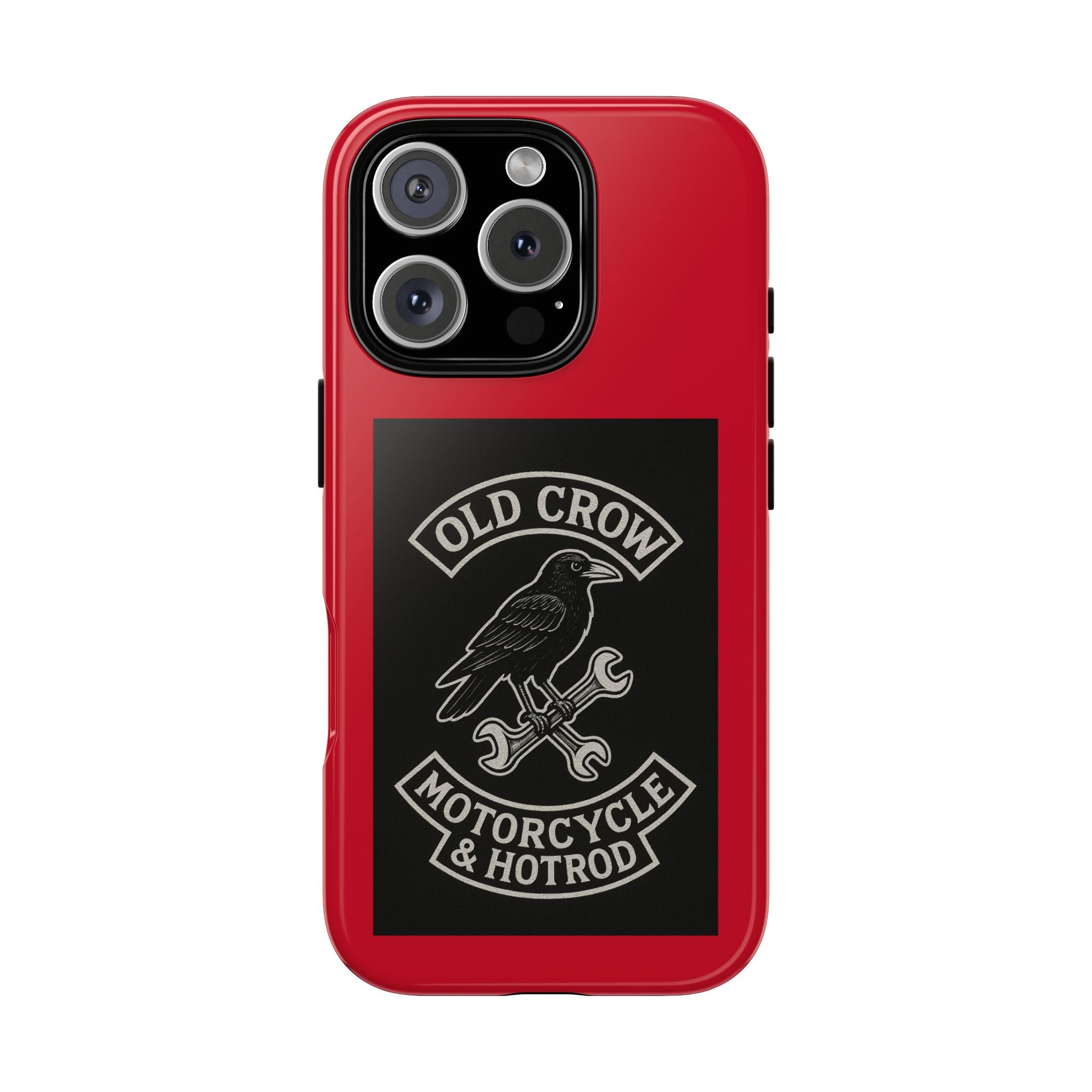 Old Crow Garage Retro Hotrod Rider Cases
