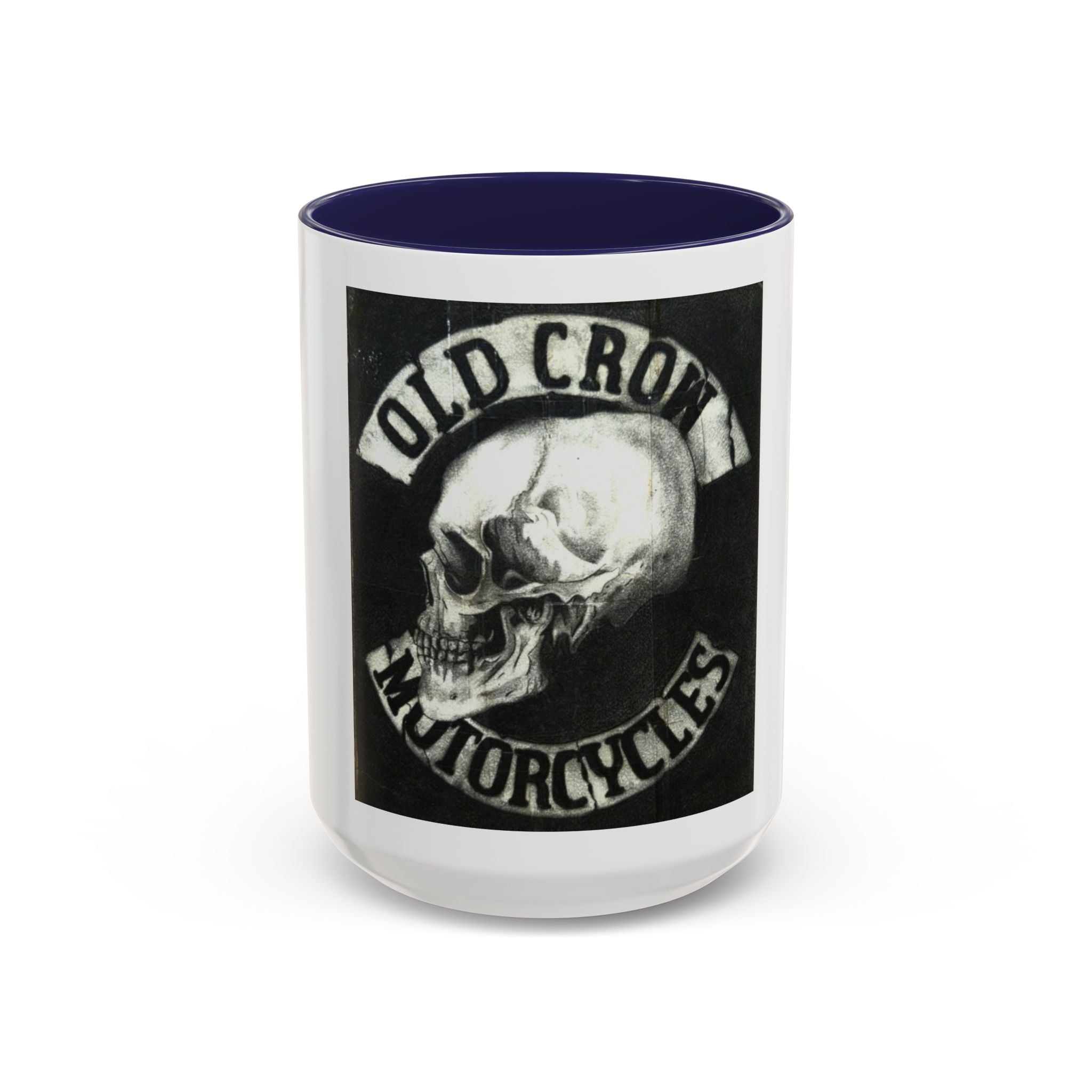 Old Crow Motorcycles Skull Mug