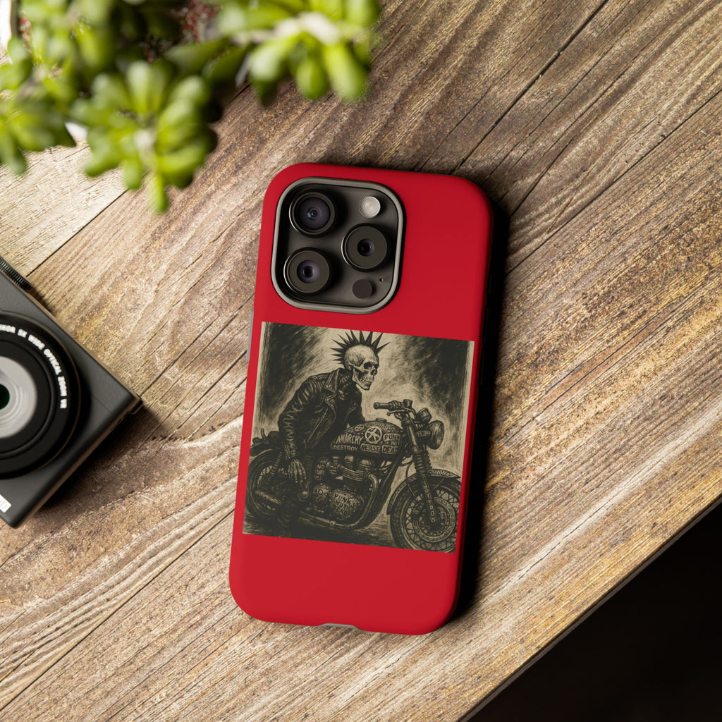 Gothic Punk Biker Skeleton Cases