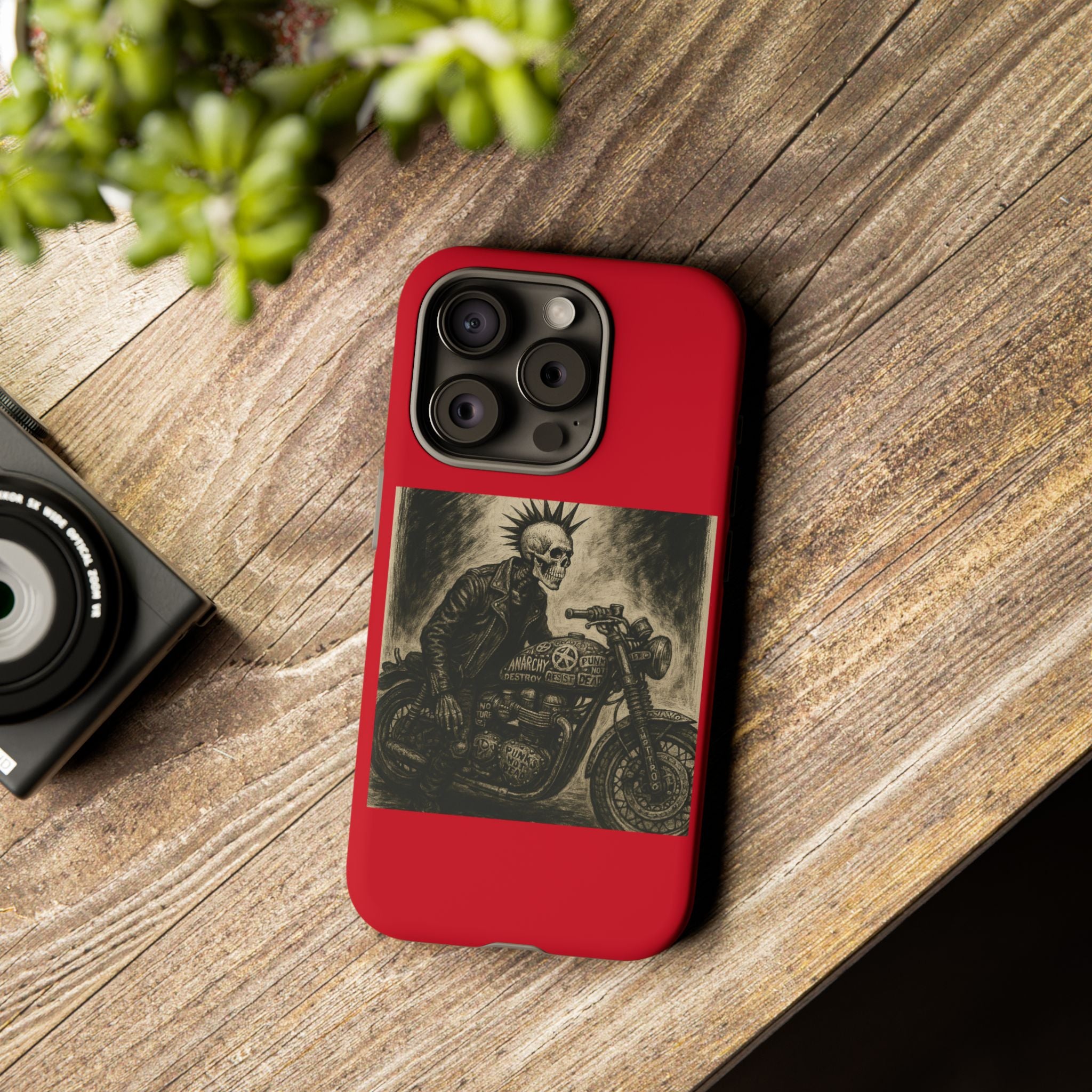 Gothic Punk Biker Skeleton Cases