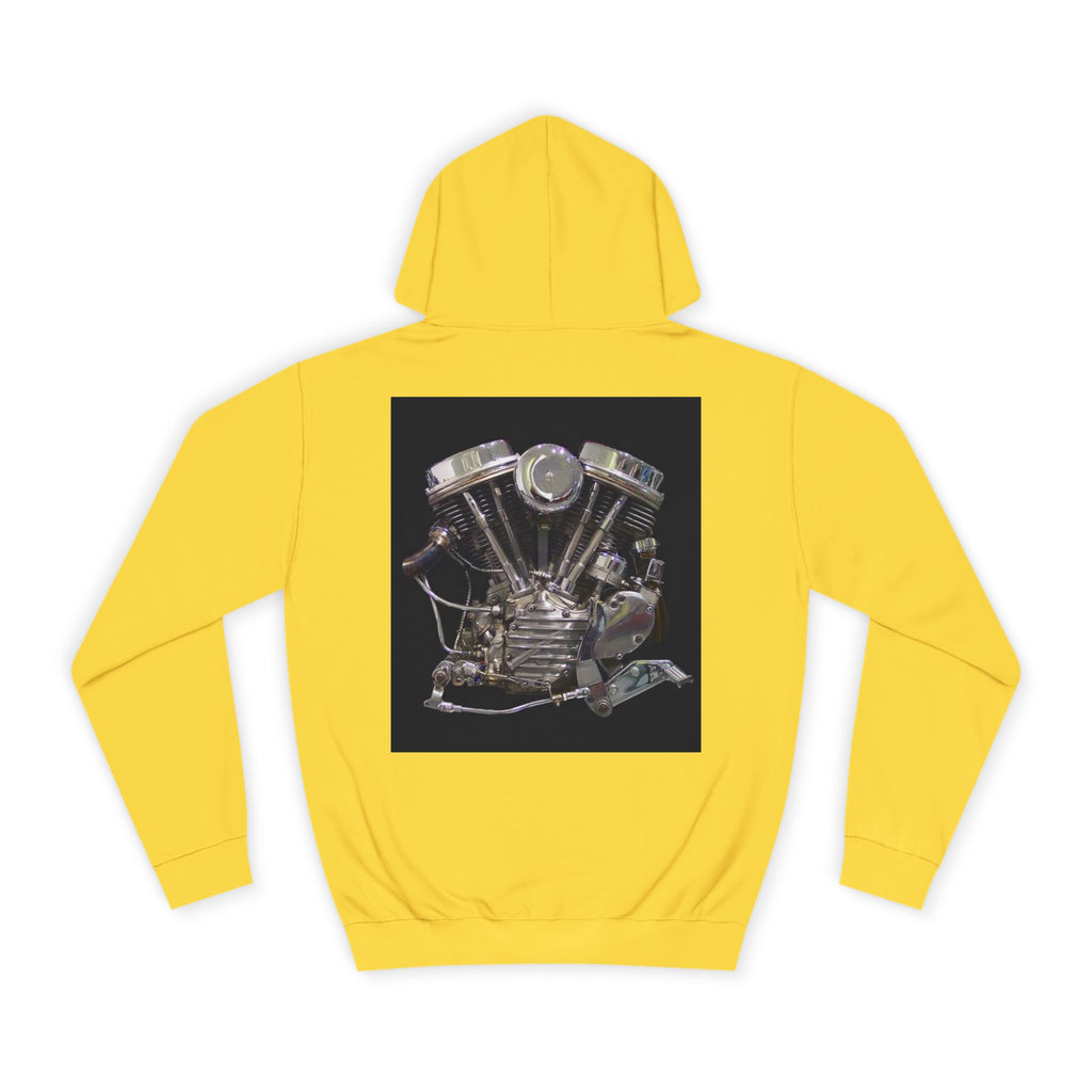 Old Crow Motorcycle & Hotrod College Hoodie