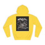 Old Crow Motorcycle & Hotrod College Hoodie