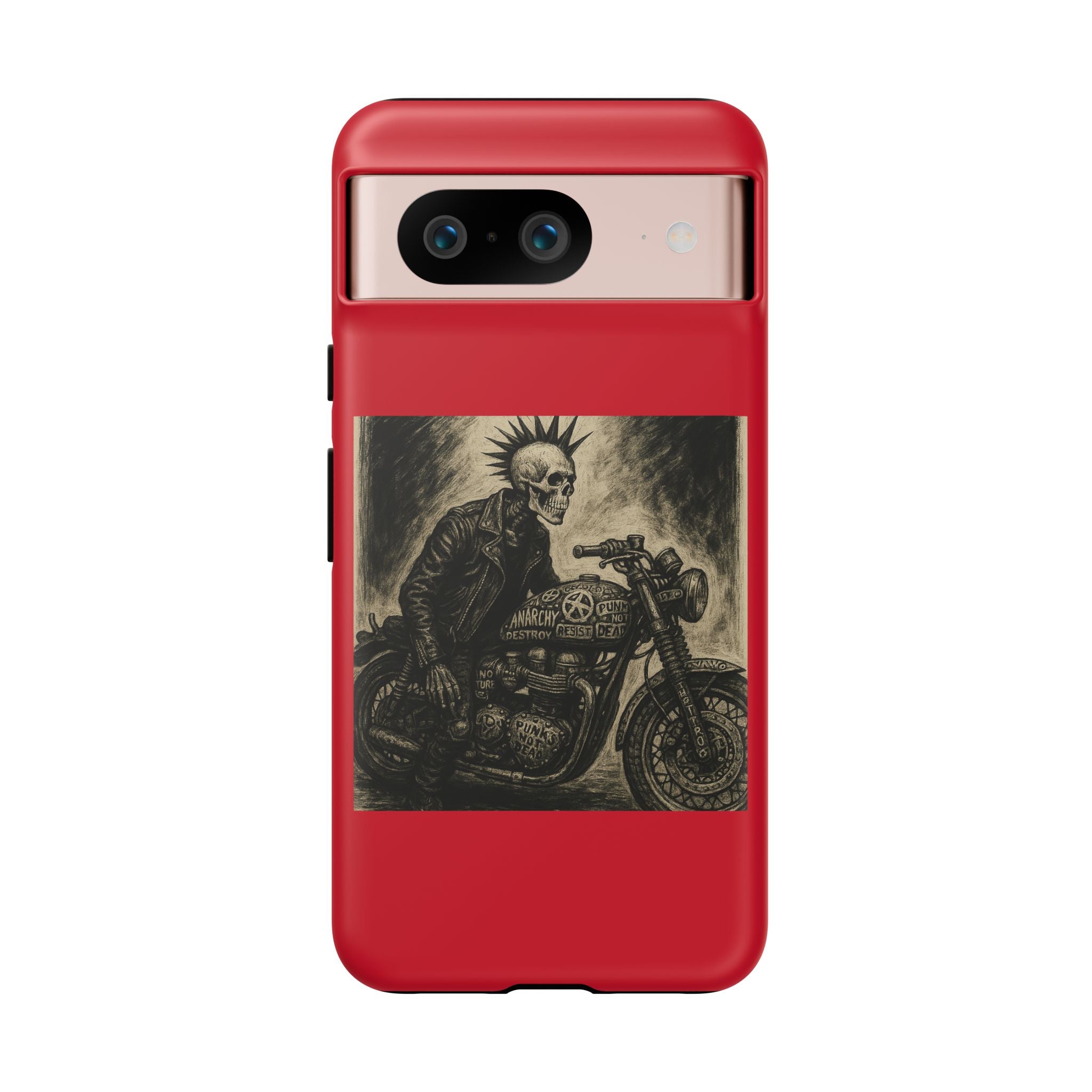 Gothic Punk Biker Skeleton Cases