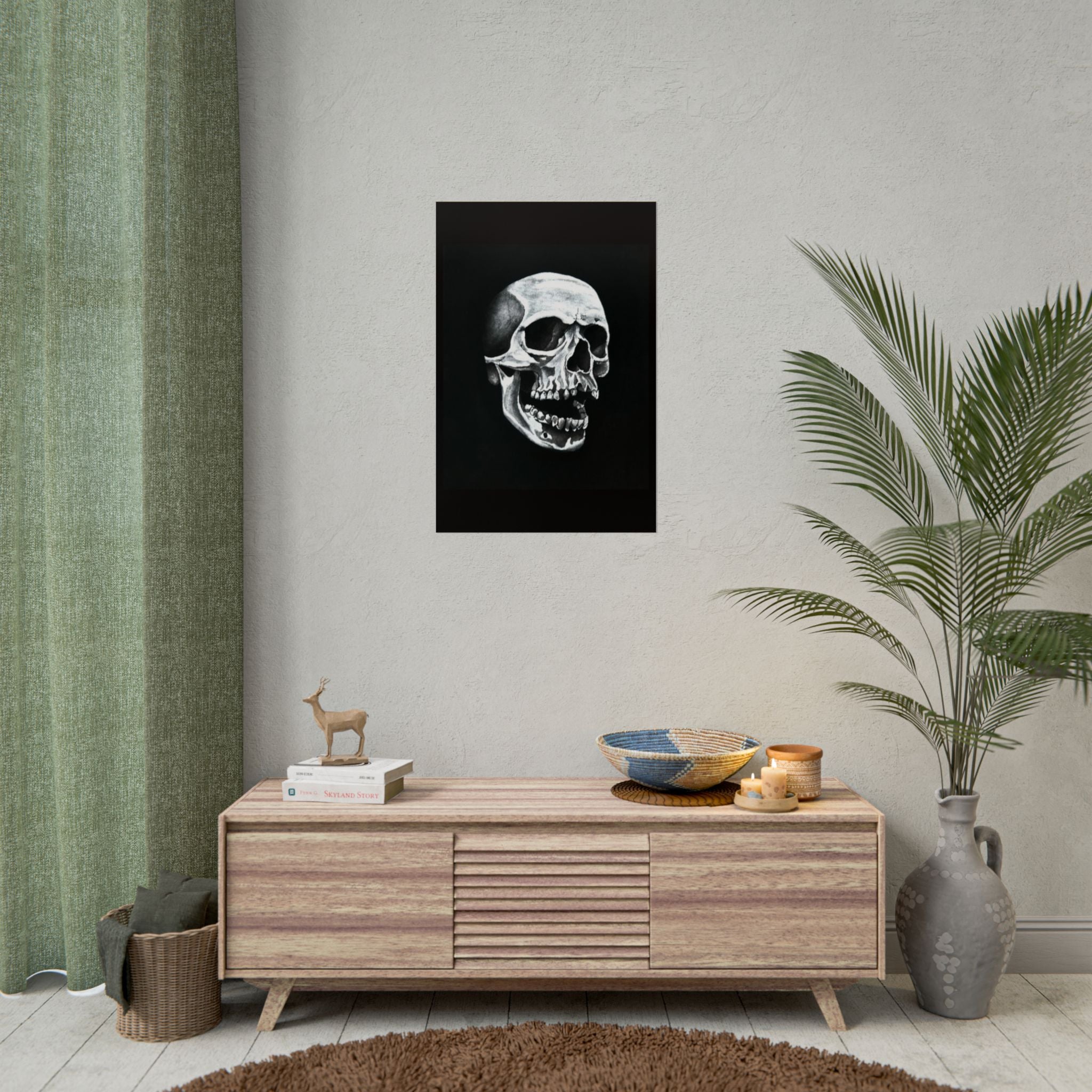 Skull Art Rolled Posters