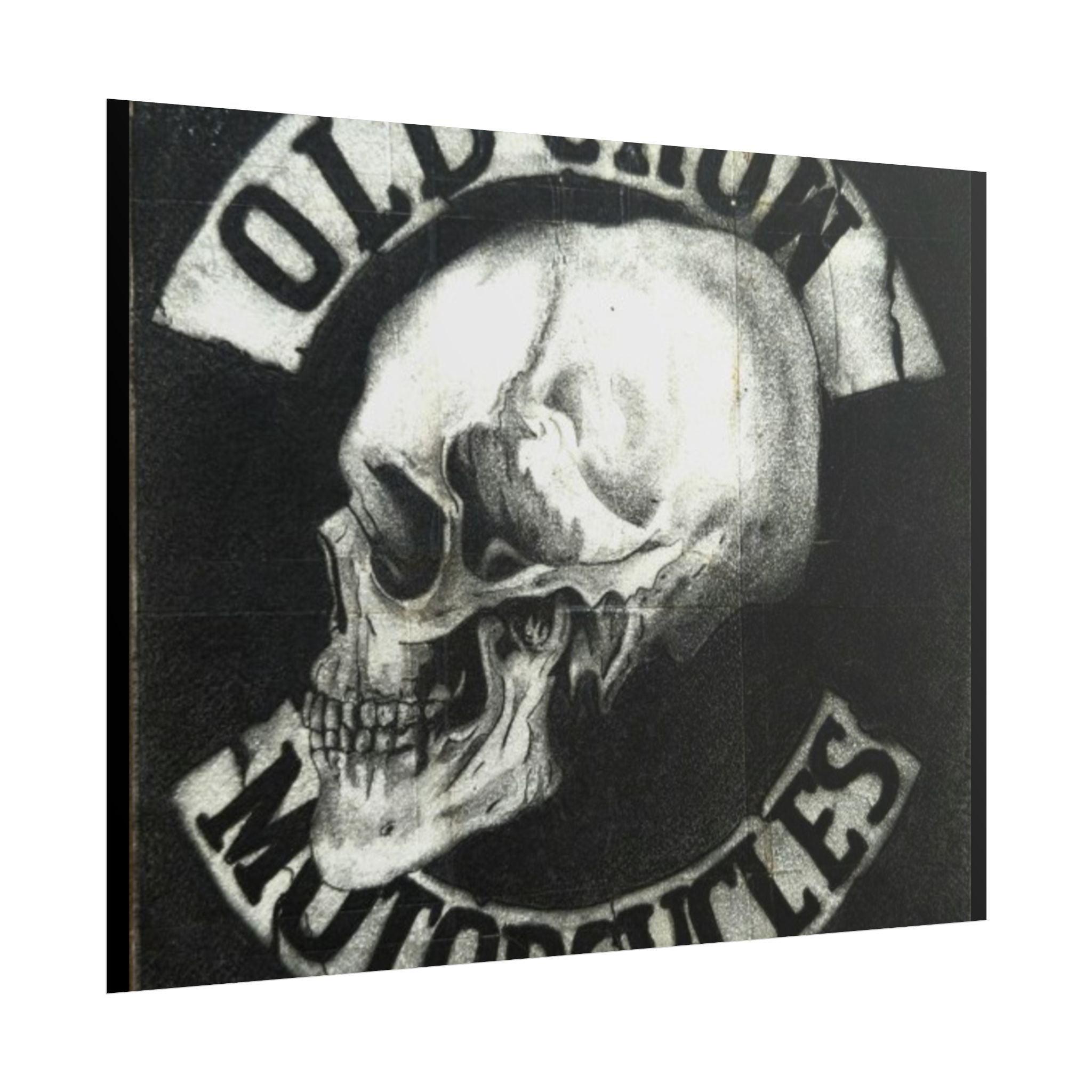 Vintage Motorcycle Skull Rolled Posters